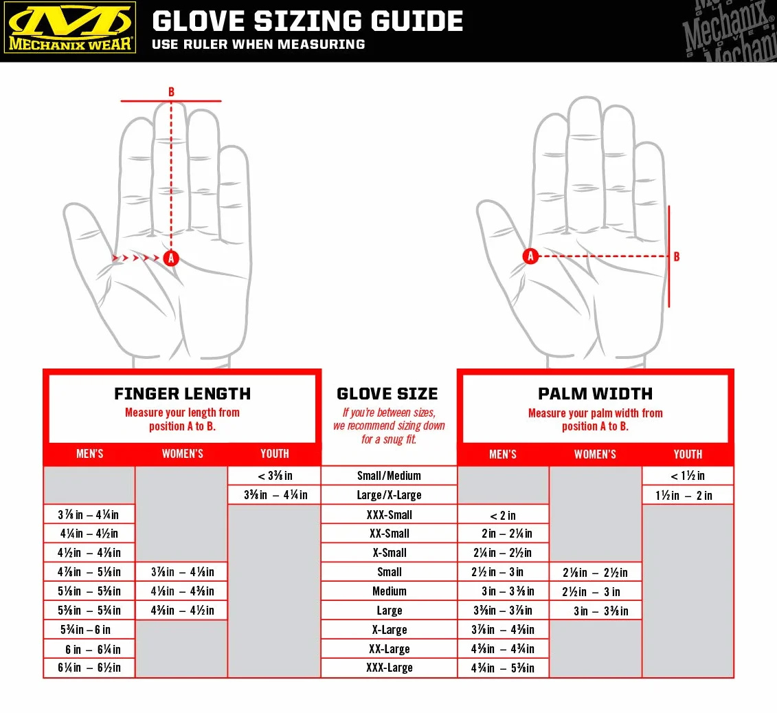 Mechanix Mechanix Wear Oryginalne wielofunkcyjne rękawice robocze, czarne, rozmiar L