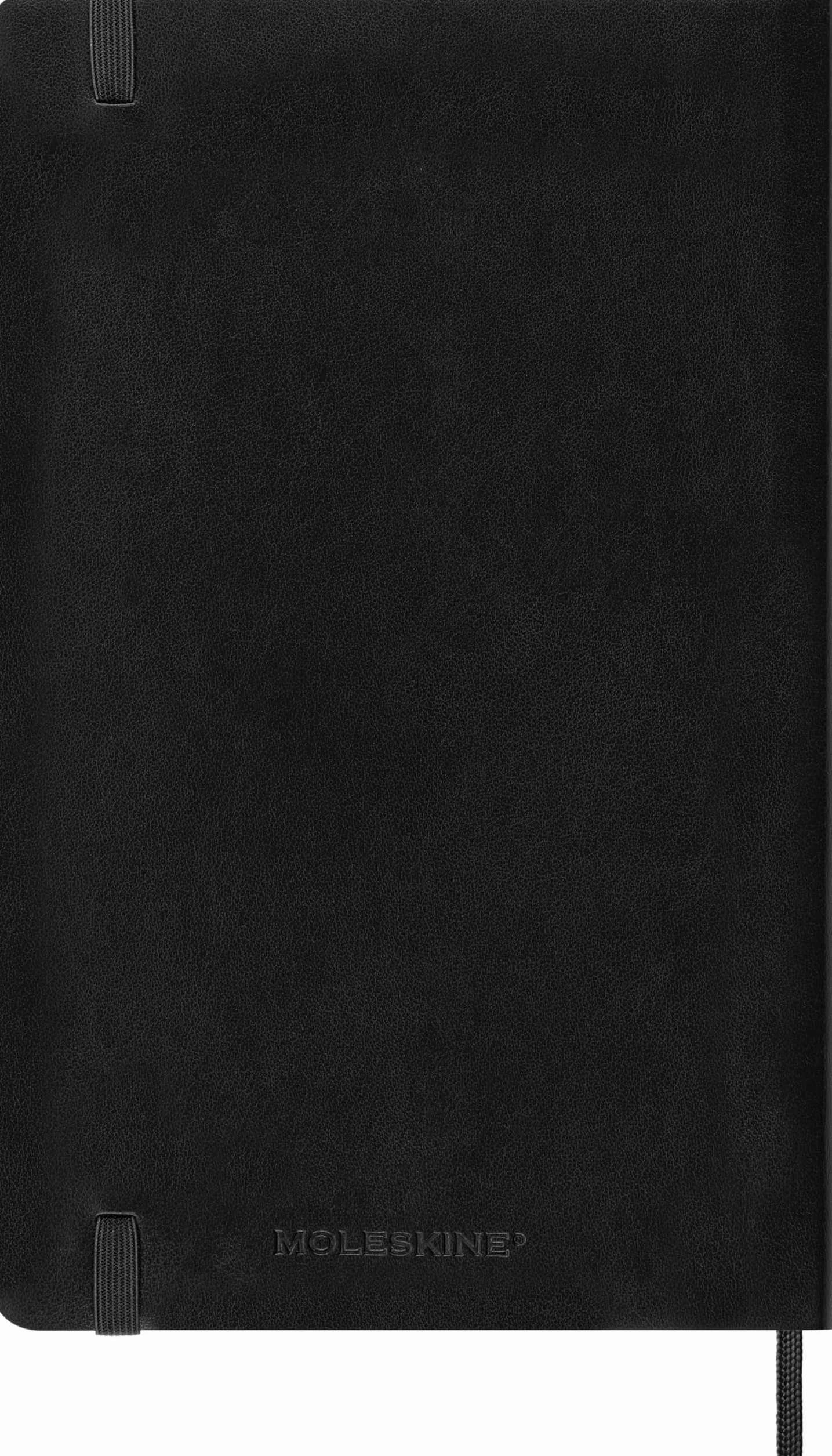 Moleskine 12 Monate Wochen Notizkalender 2026, Large/A5, 1 Wo = 1 Seite, rechts linierte Seite, Weicher Einband, Schwarz