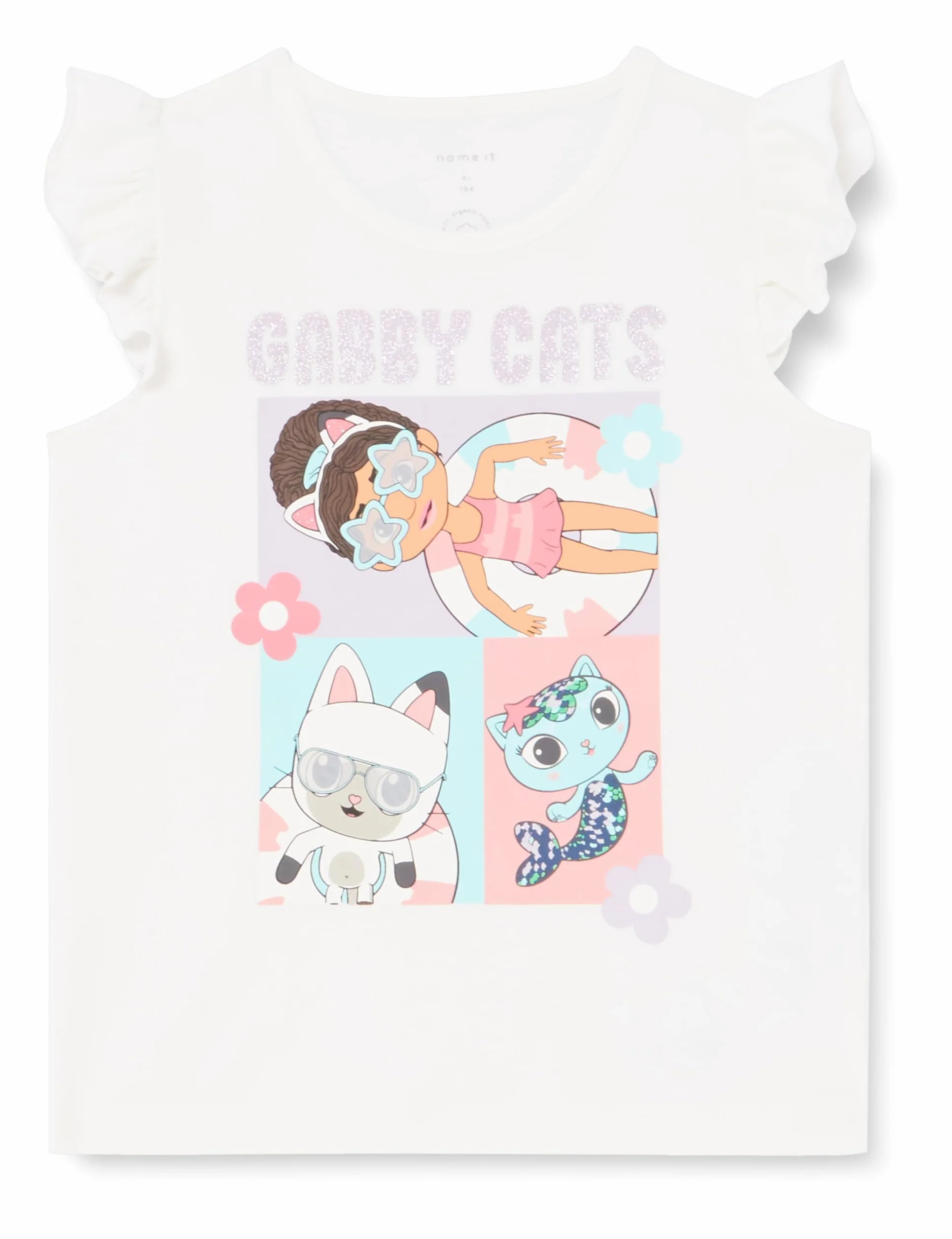 NAME IT Top Dziewczynki Nmfmemi Gabby Capls Top Bfu