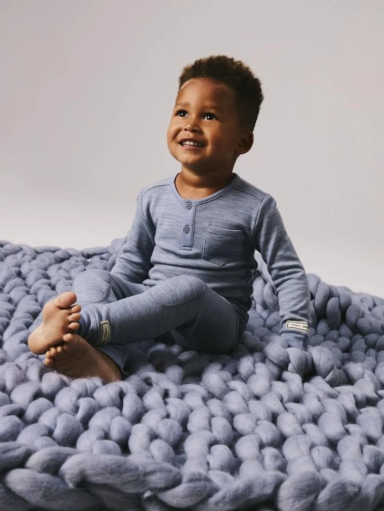 NAME IT Nmmwyla Wool/Vis Longjohn - Leginsy Chłopcy