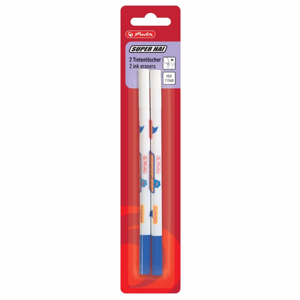 Herlitz 8625105 Korektor, Biały, 2 Sztuki