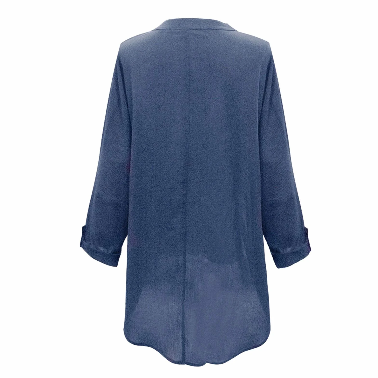 Topy plus size dla kobiet koszulki zapinane na guziki koszule plus size bawełniane lniane bluzki dla kobiet lato na co dzień dekolt w serek zwijany rękaw 3/4 tunika modne topy lniane koszule dla