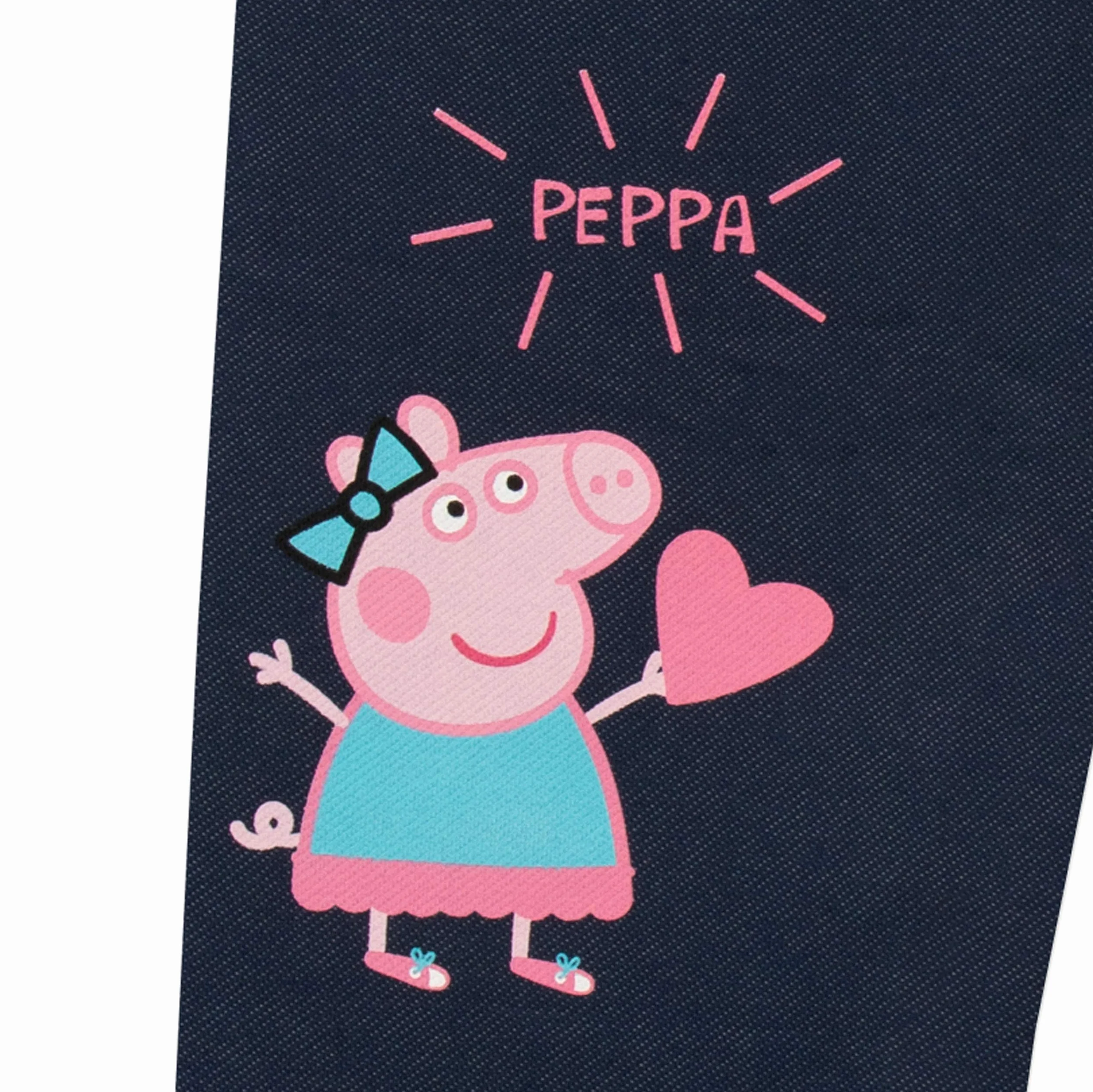 Peppa Wutz Dziewczęca bluza z kapturem i legginsy Peppa