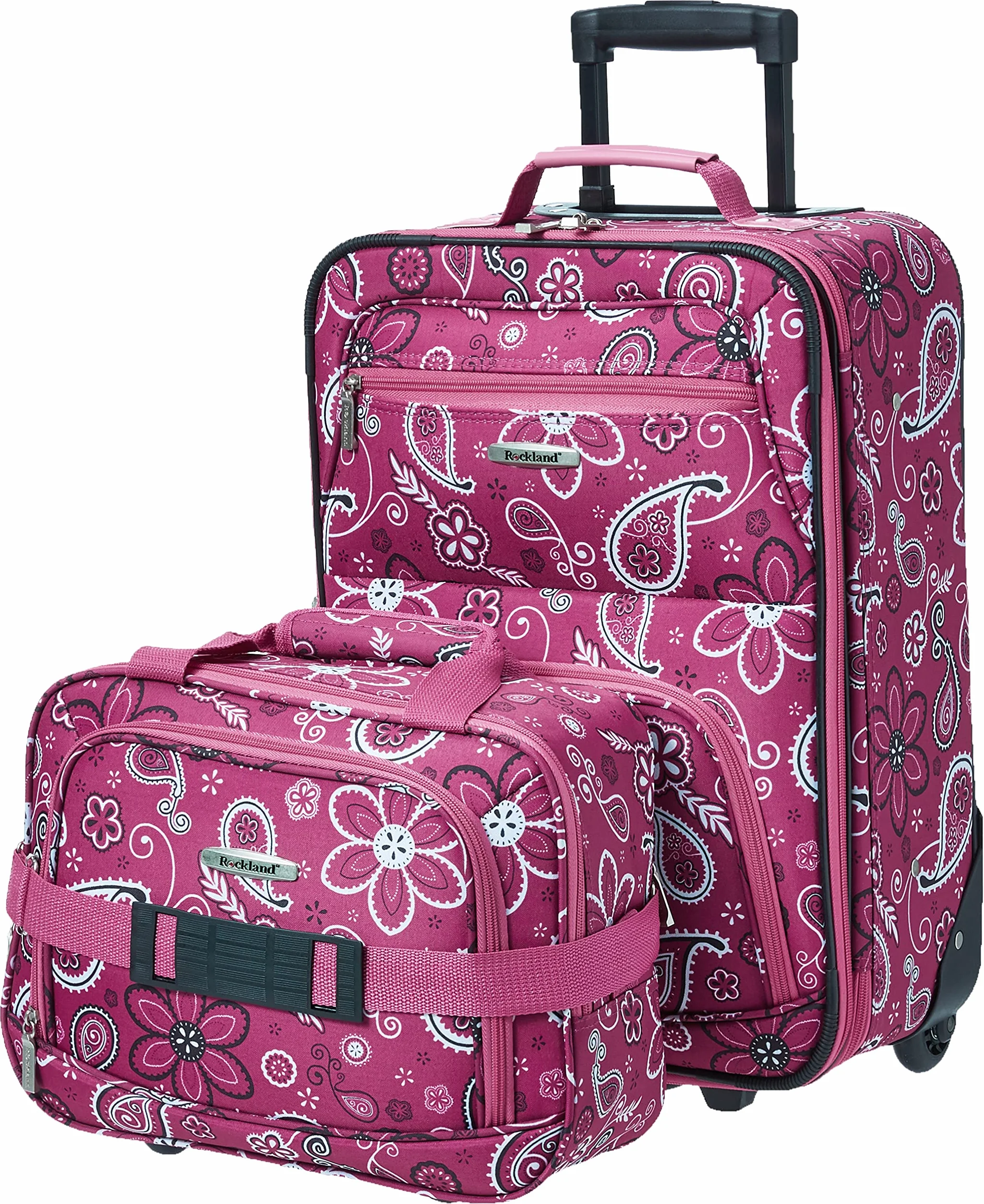 Rockland Zestaw bagażowy unisex, Różowa bandana, 2-Piece Set (14/19), Plecak dziecięcy