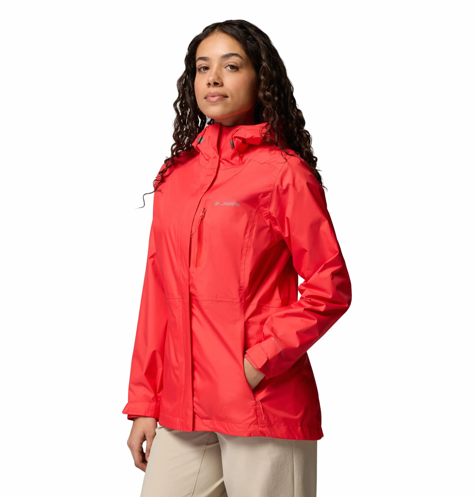 Columbia Wodoodporna kurtka przeciwdeszczowa Kobiety Pouring Adventure 3 Jacket