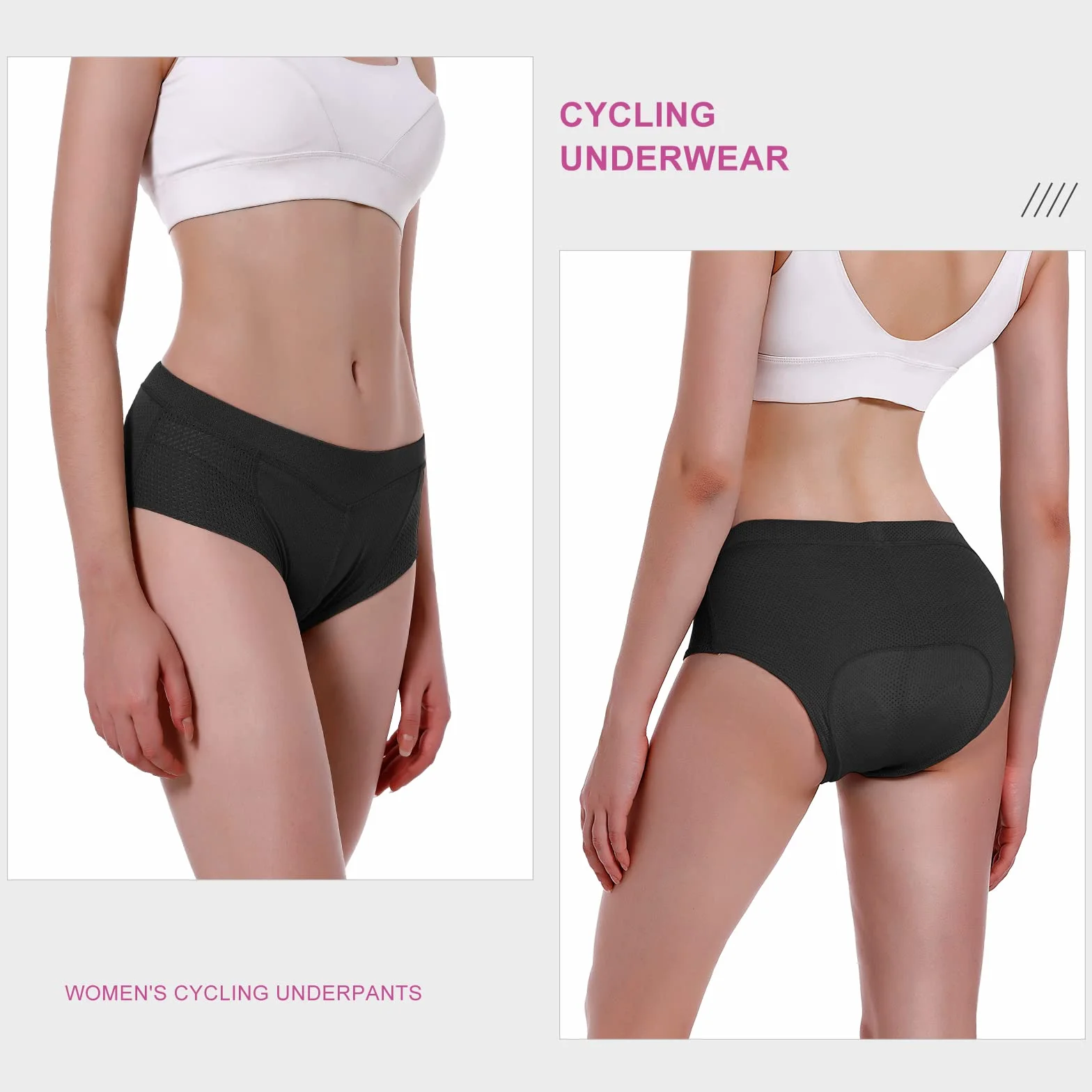 MEETWEE Damskie spodenki rowerowe, 4D wyściełane legginsy rowerowe szybkoschnące oddychające antypoślizgowe spodenki rowerowe damskie