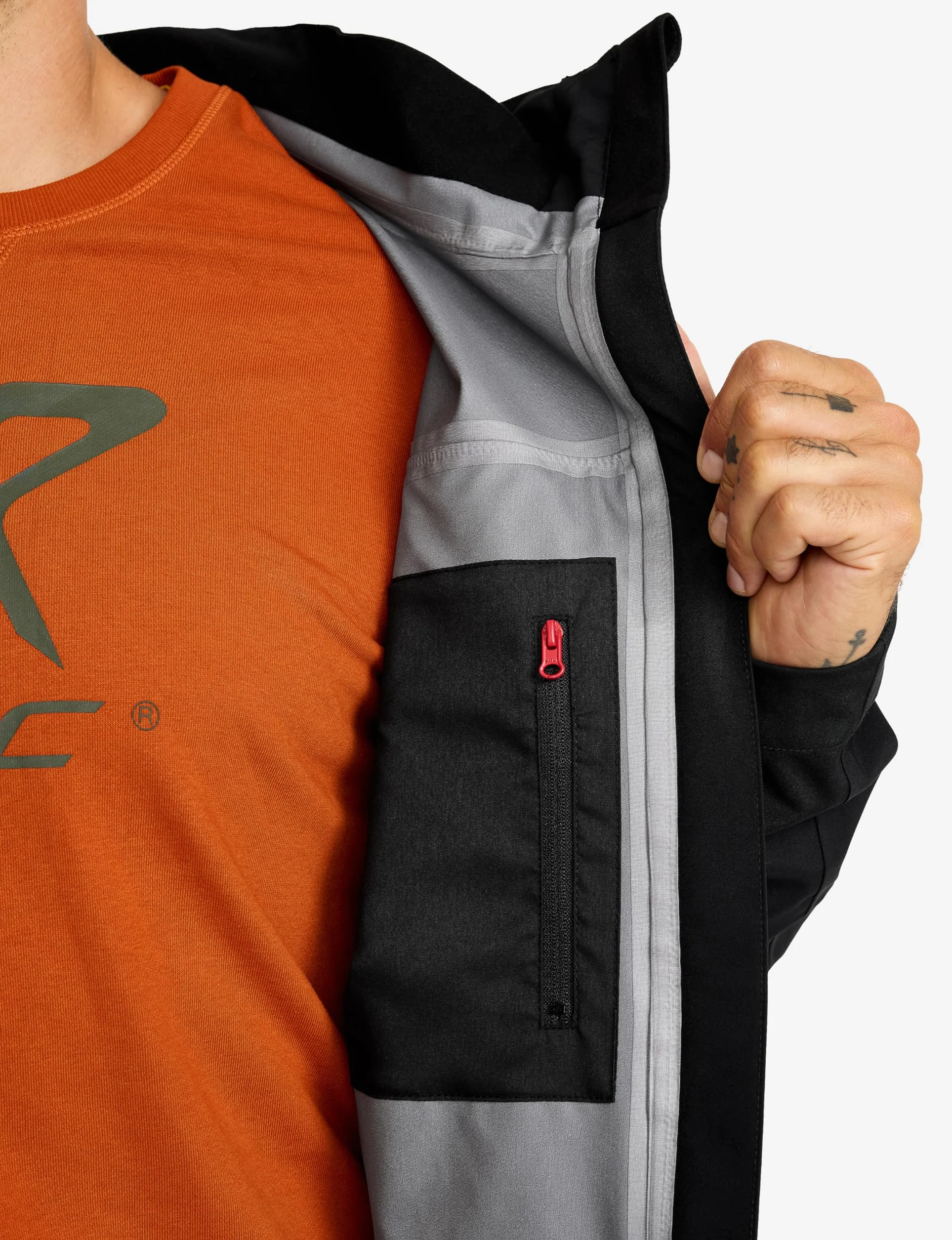 RevolutionRace Silence Proshell Jacket 3L Męska, wodoodporna kurtka shellowa z suwakami wentylacyjnymi