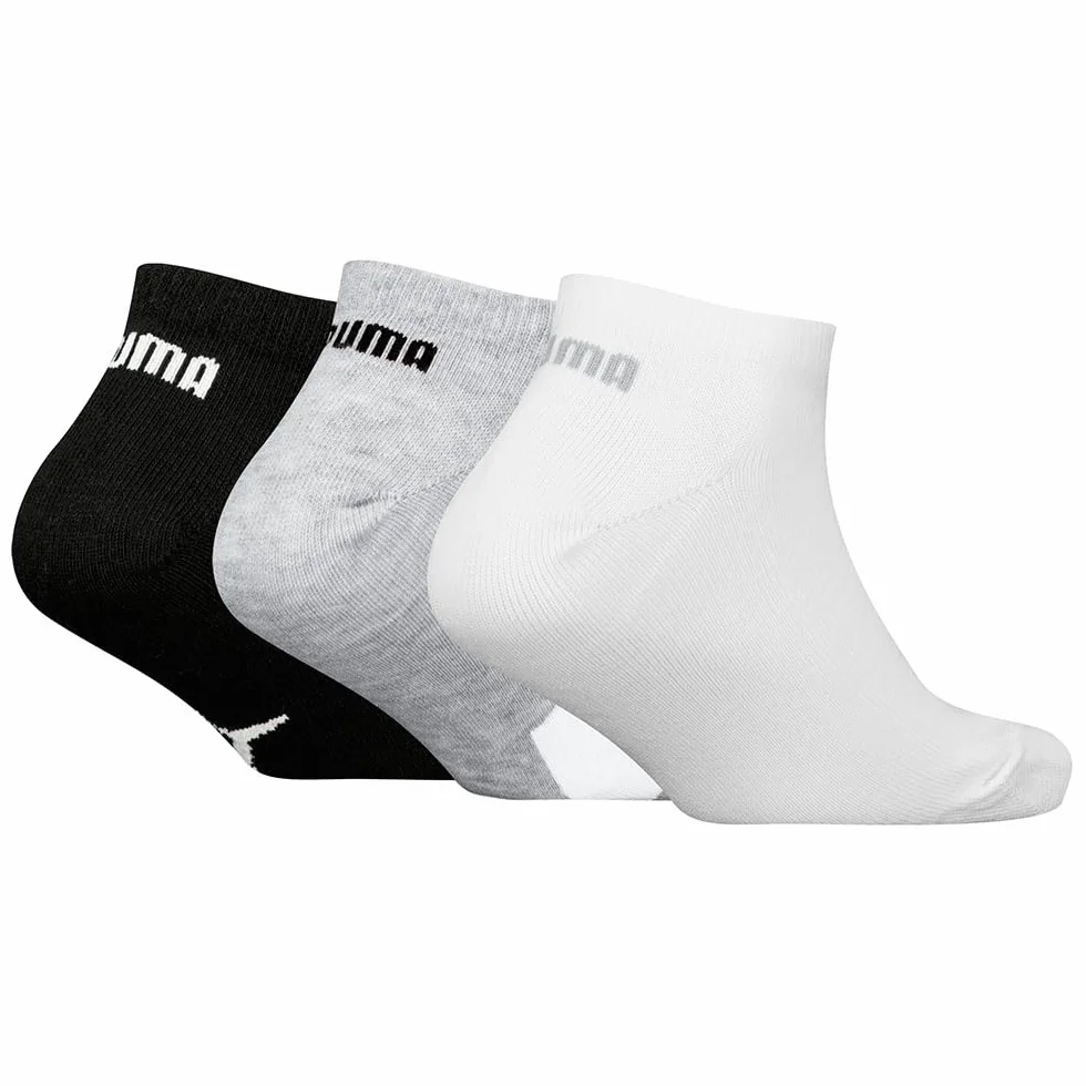 PUMA Unisex Kids Bwt Sneaker Sock (3 sztuki), Biały/szary/czarny - nowy, 31-34