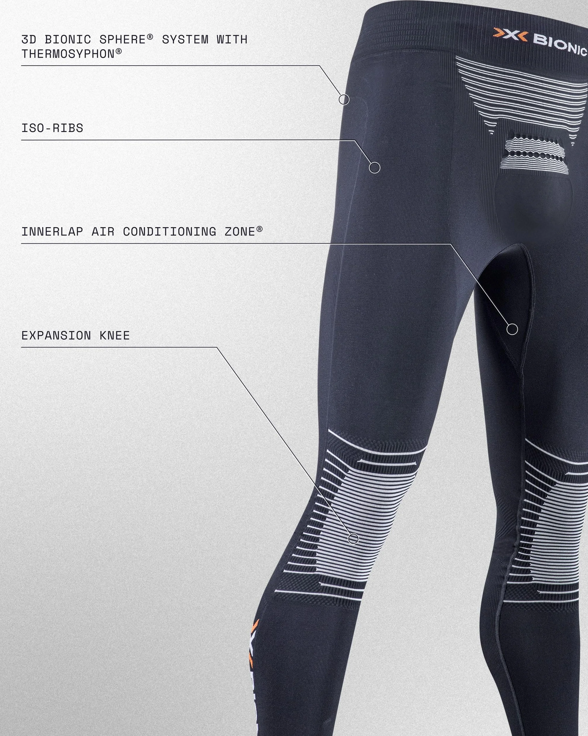 X-Bionic energizer 4.0 men - Spodnie Mężczyźni