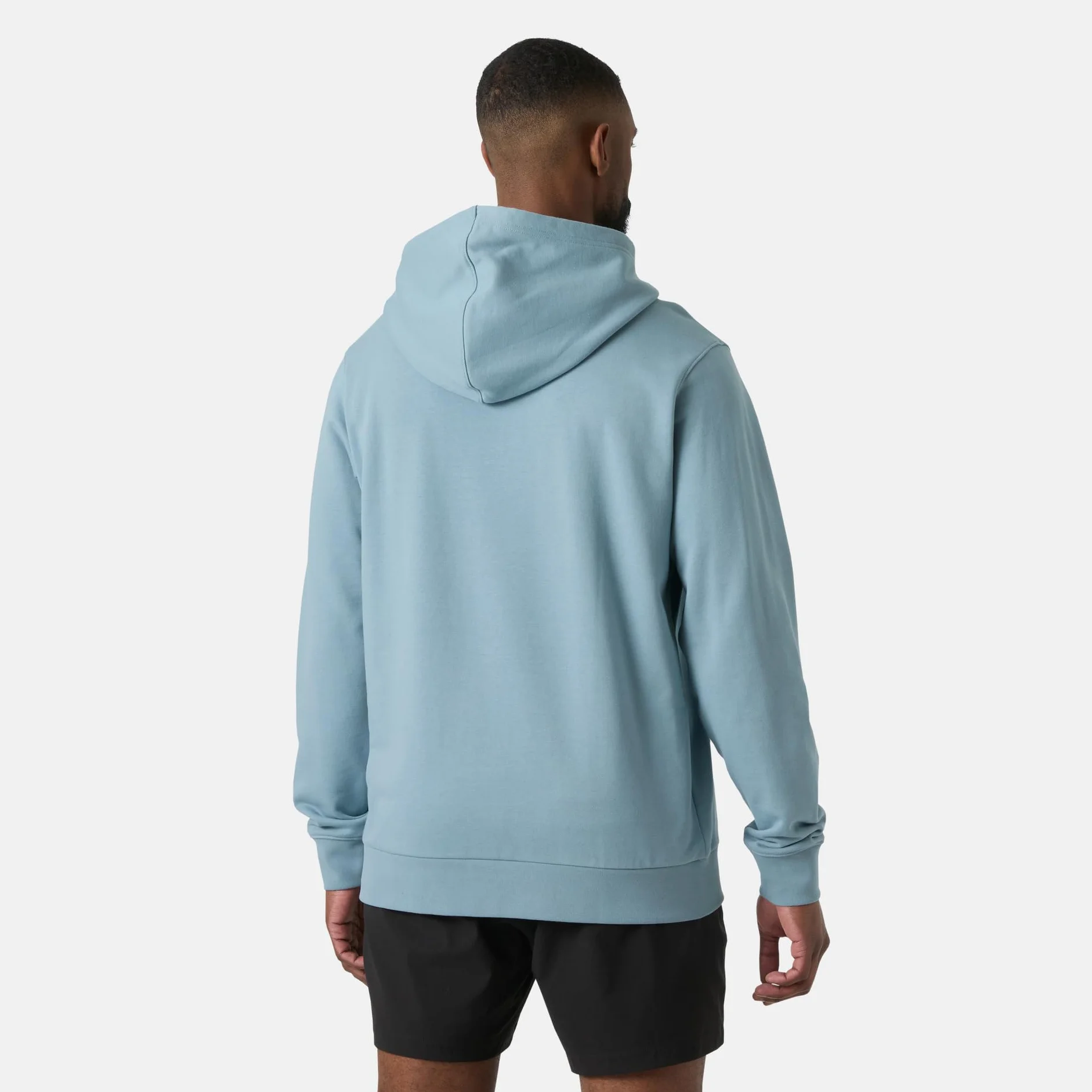 Helly Hansen Męska bluza z kapturem z logo Hh, Windy Blue, L, Wietrzny niebieski, L