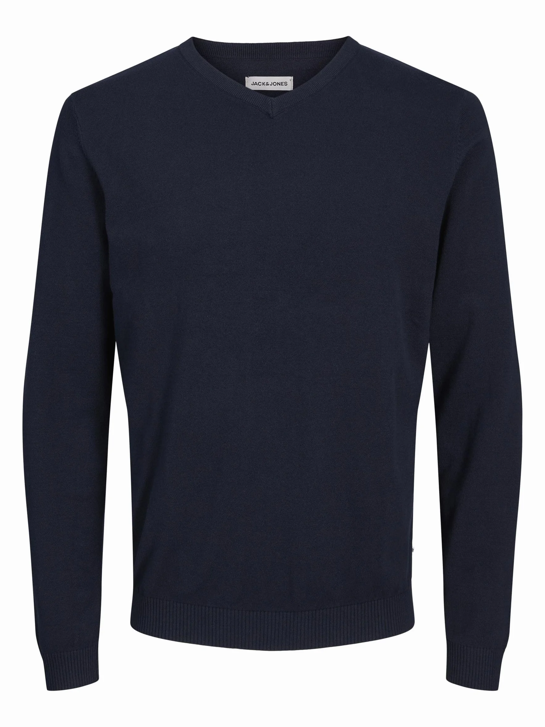 JACK & JONES JJEBASIC KNIT V-NECK NOOS Sweter Mężczyźni