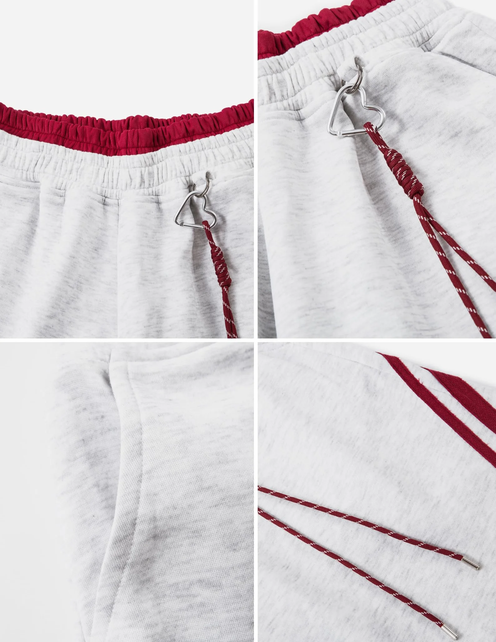 Aelfric Eden Baggy spodnie do biegania dla mężczyzn i kobiet, szerokie spodnie dresowe z kontrastowymi paskami, spodnie streetwear z breloczkiem do kluczy, luźny krój, spodnie sportowe, styl Y2K