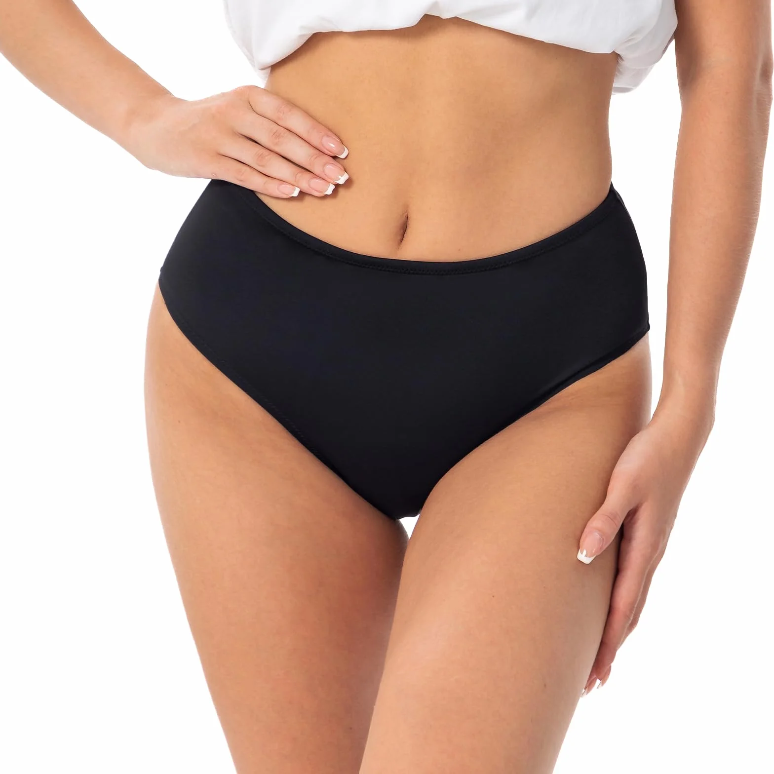 Okresowe spodnie do pływania, moda kąpielowa do pływania, spodnie bikini dla nastolatków, strój kąpielowy