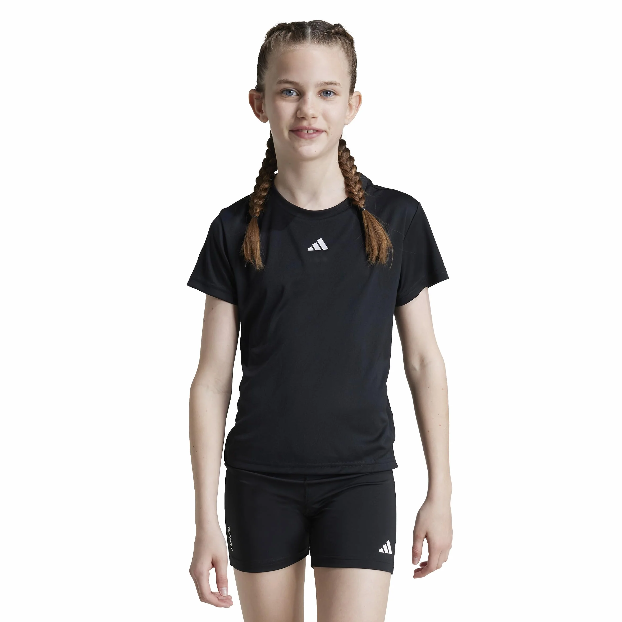 adidas Podkoszulek Dziewczynki Train Essentials Regular Fit Logo Training T-shirt Junior Girls