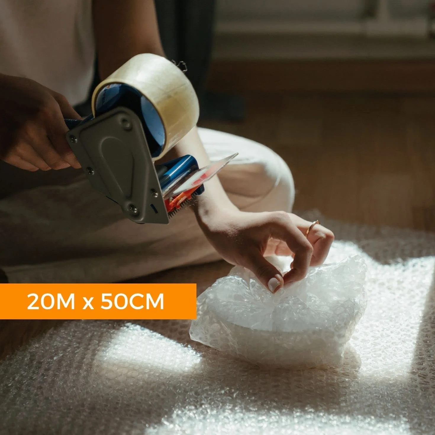 [20CM EXTRA] Plastikowe Bubble Roll Pakowanie 20 metrów x 50cm Szerokość Papieru Pęcherzyki Opakowania Do Przeprowadzki Plastikowe Pęcherzyki Opakowania 100% Recyclable