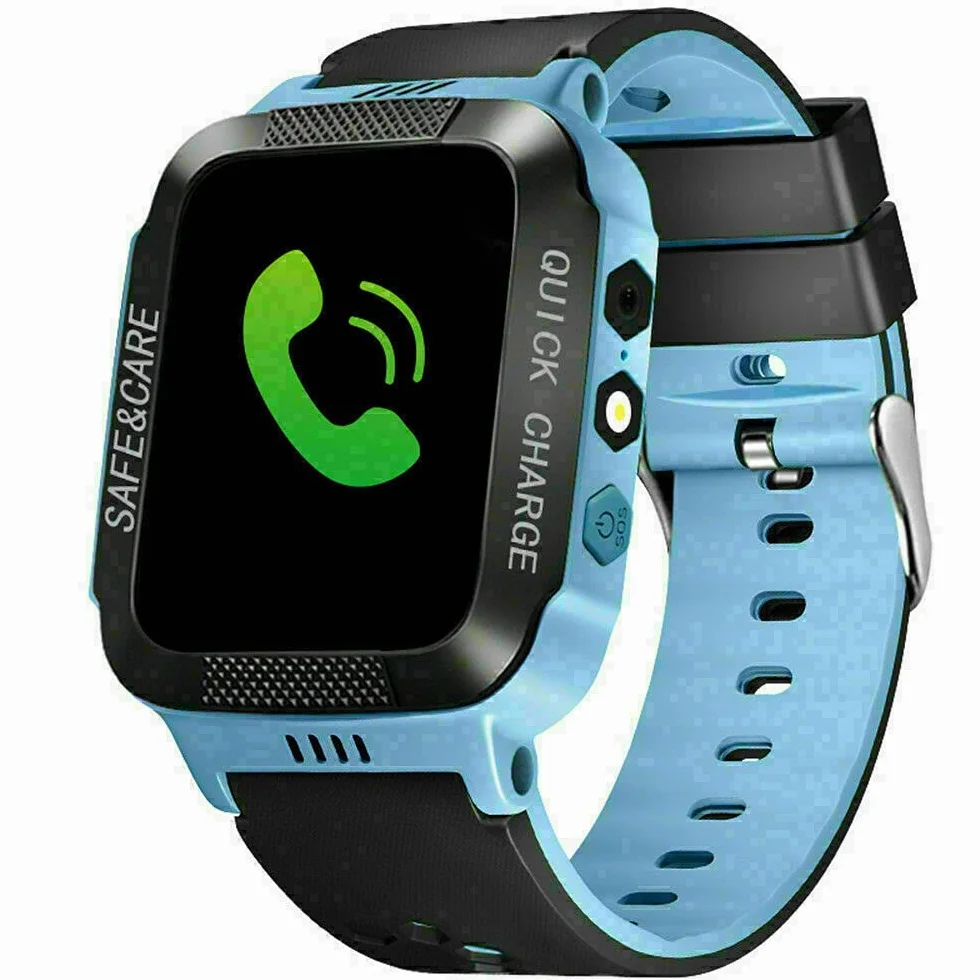 Smartwatch dla dzieci, inteligentne zegarki sportowe, zegarek do telefonu z paskiem z ekranem dotykowym 1,44 cala z dwukierunkową rozmową z kamerą telefoniczną SOS