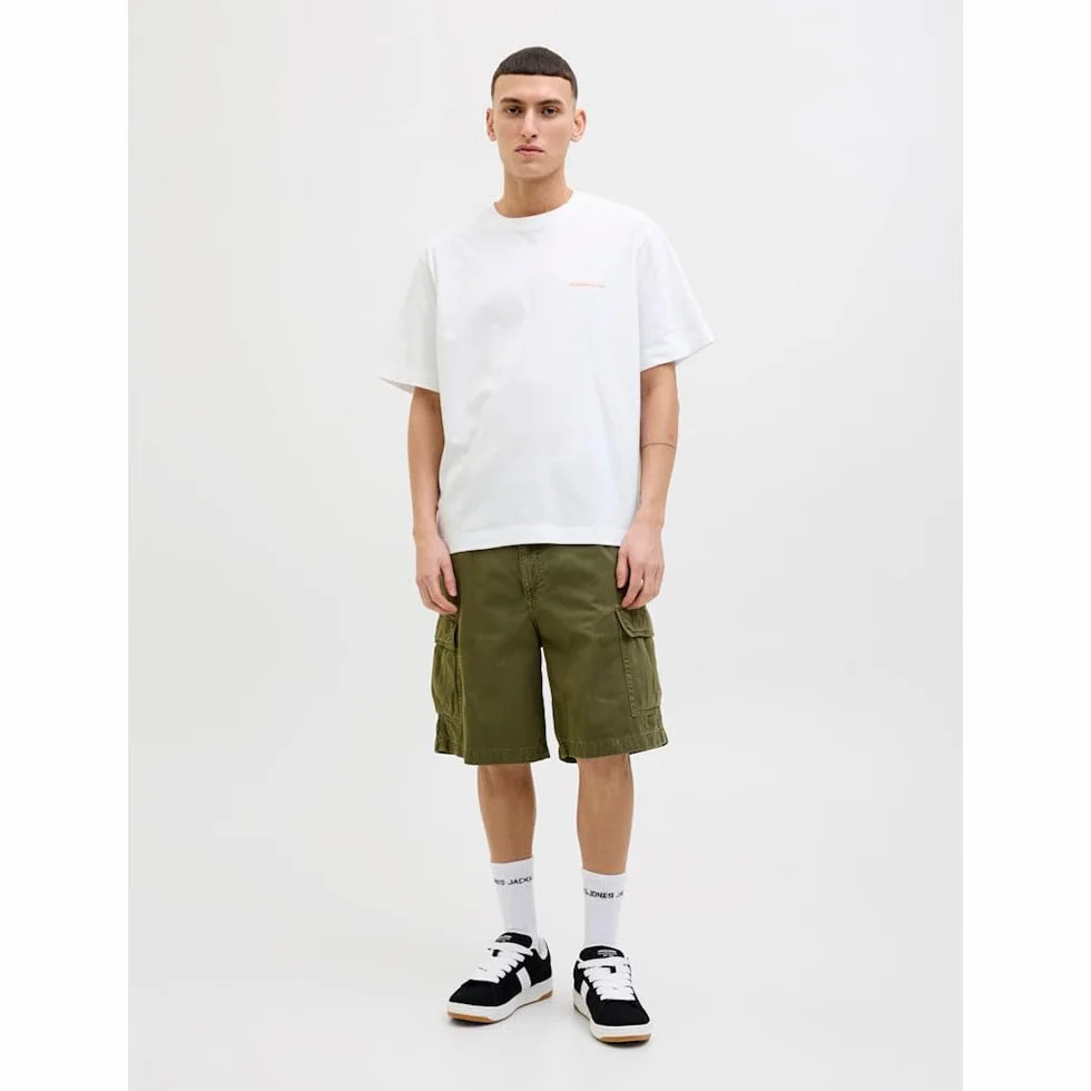 Jack & Jones Jorparos Easter Sketch Tee SS Crew Neck, Bright White, L