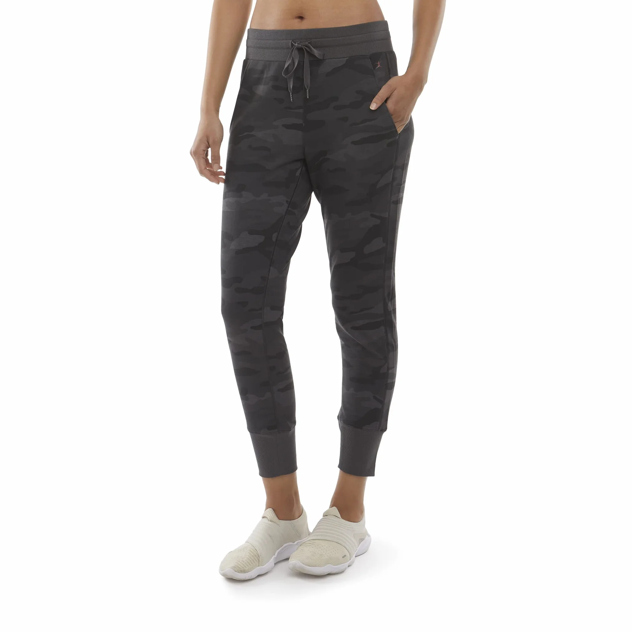Danskin Camo Printed Soft Touch Jogger - Nieformalne spodnie Kobiety