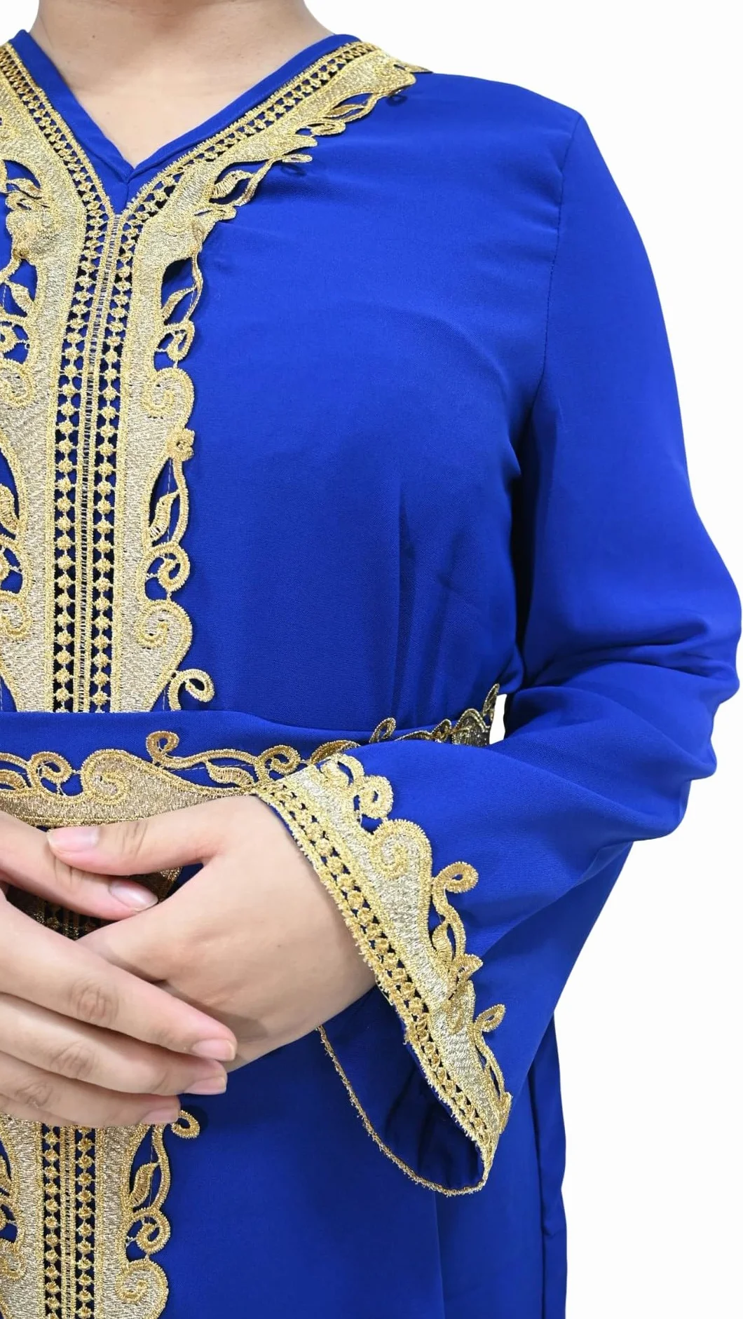 Royal Blue Djellaba Dla Kobiet