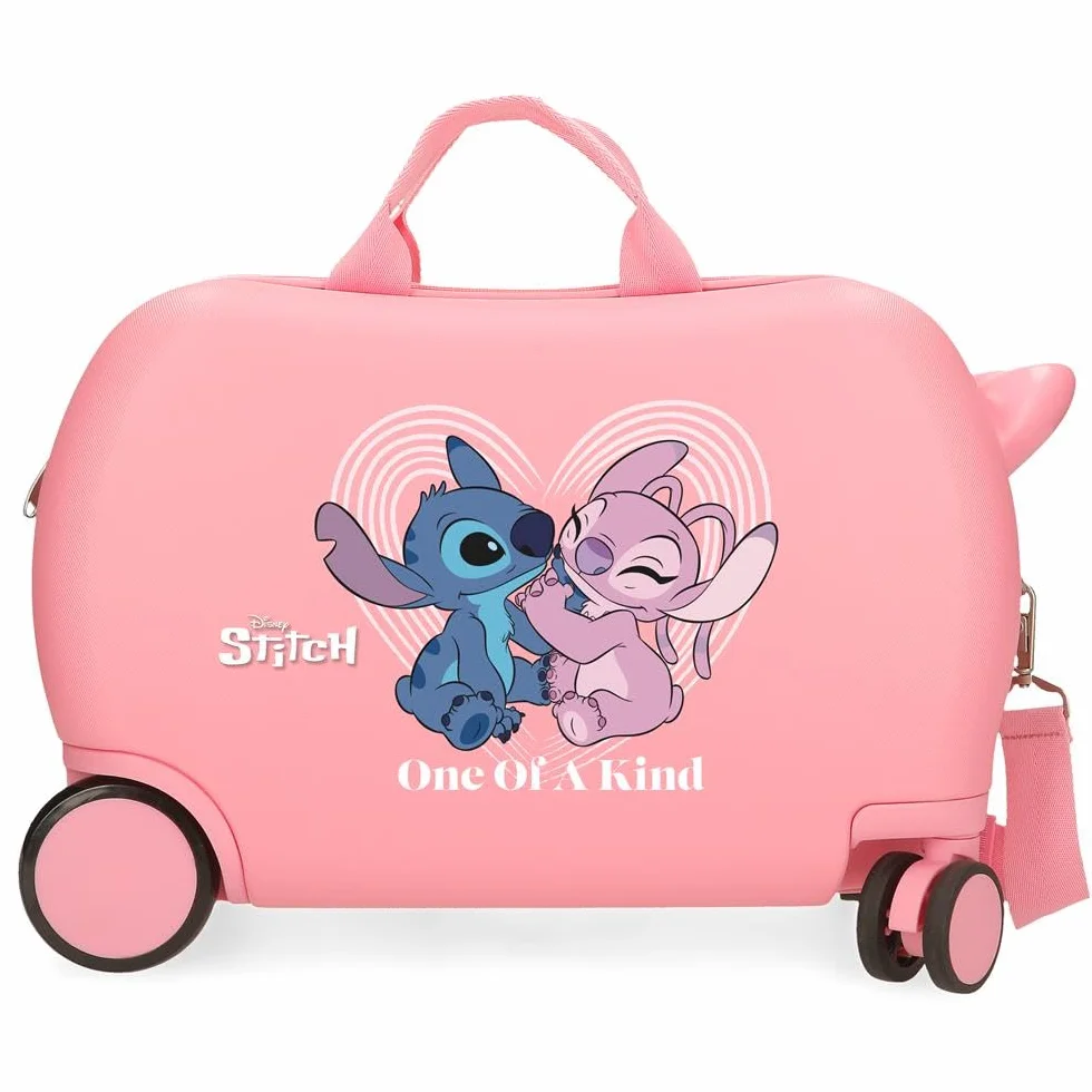 Disney Walizka dziecięca Twarda 4-kołowa Zamek szyfrowy z boku Bagaż podręczny wykonany jest z ABS, sztywnego i lekkiego materiału., One Of A Kind, Valigia per bambini, walizka dziecięca