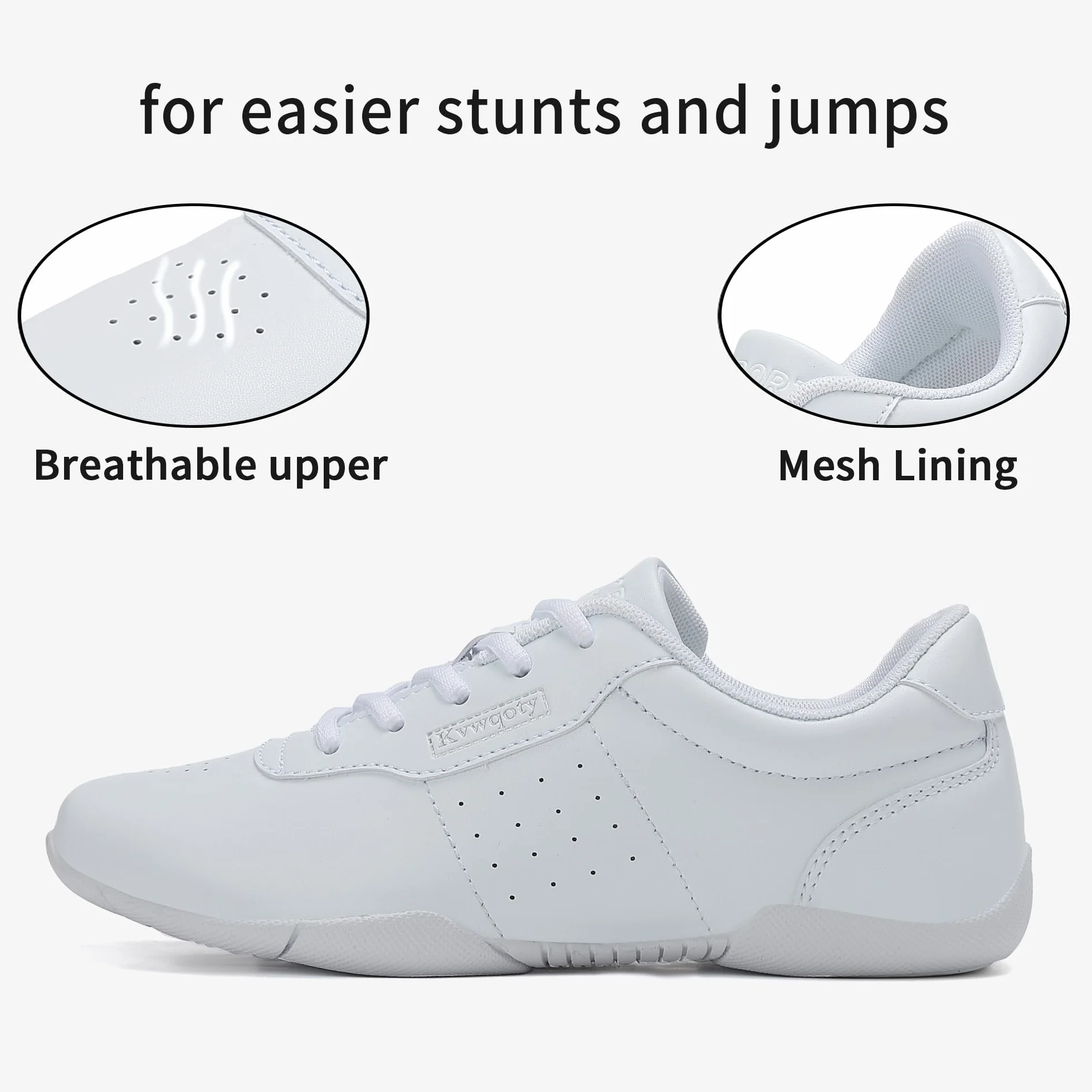 Cheer buty dla dziewcząt cheerleaderek taniec trampki dla kobiet elastyczne zawody praktyka buty gimnastyczne dorosły młodzież dziecko
