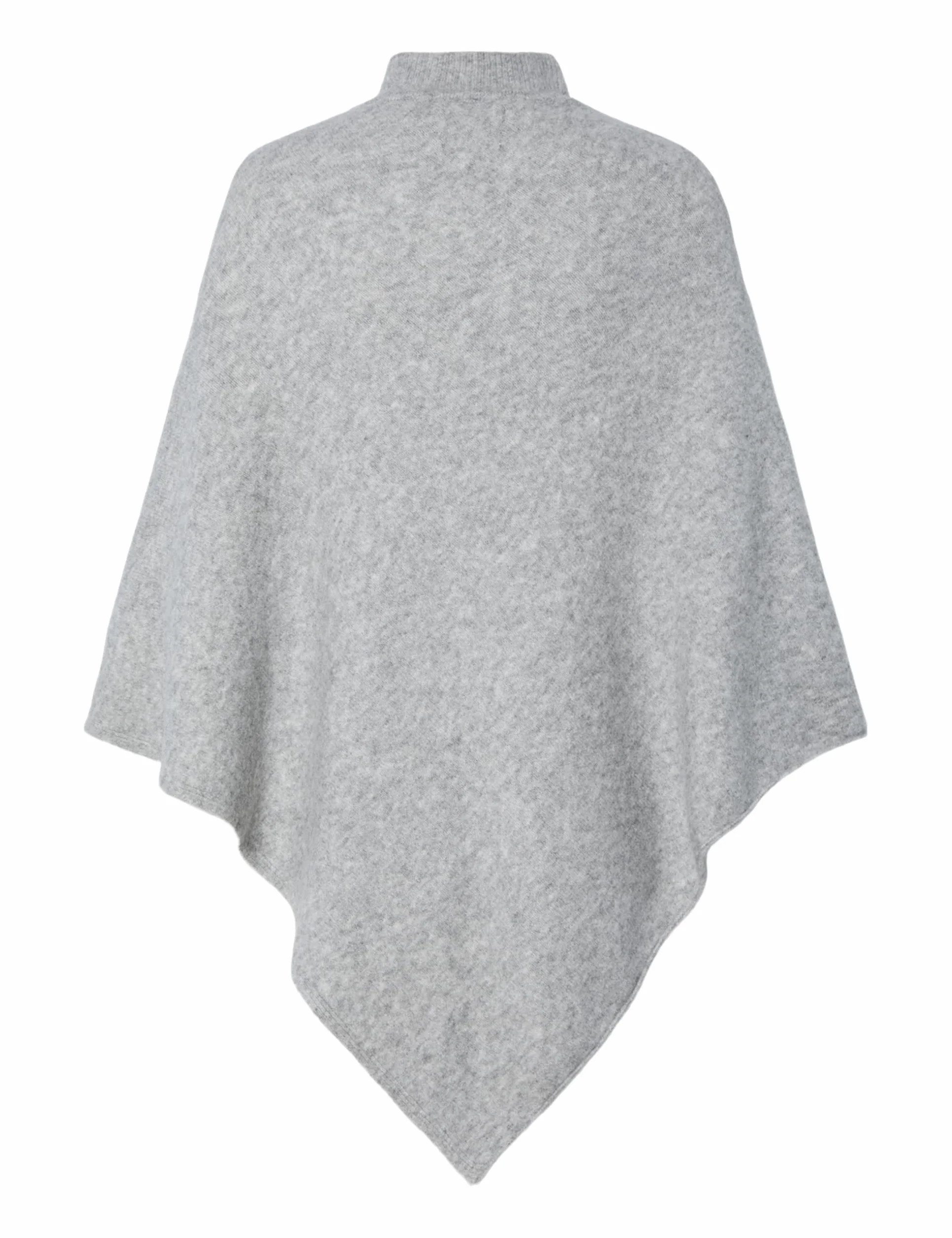 PIECES Damskie ponczo Pcfortuna High Neck Noos Bc, Medium Grey Melange, jeden rozmiar