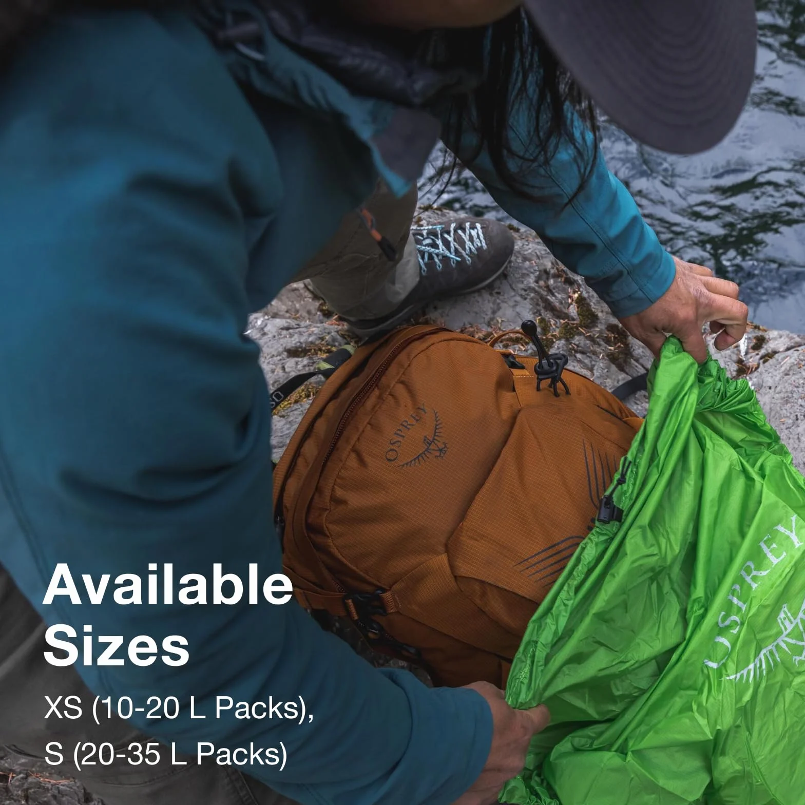 Osprey Hi-Vis Osłona przeciwdeszczowa dla osób dojeżdżających do pracy S Unisex Akcesoria - Outdoor Mars Orange O/S