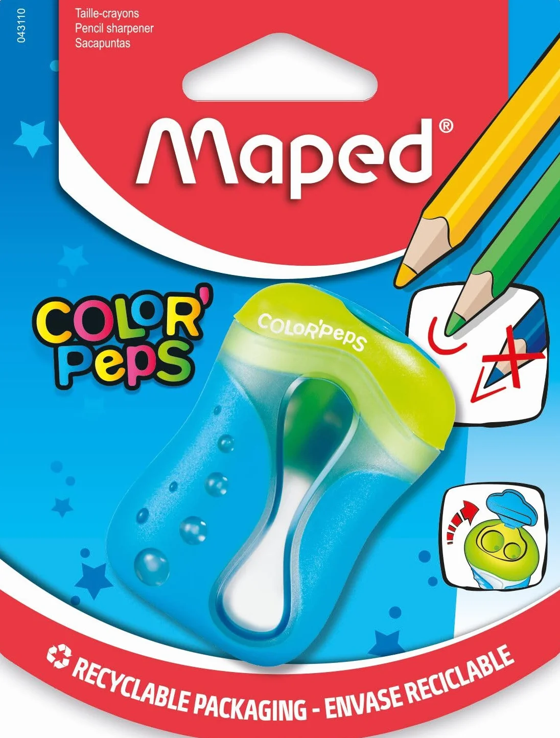 Maped 043110 "Colorpeps" 2-otworowa temperówka