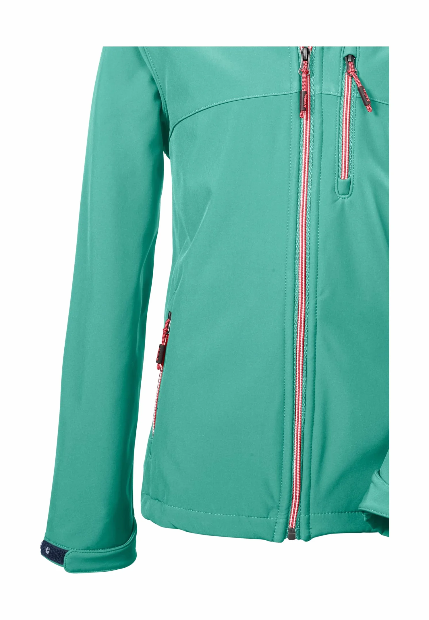 Killtec Kurtka softshell Kurtka softshell z kapturem wodoodporna 00238-dunkelanthra 176 Dziewczynki Girls Softshelljacke
