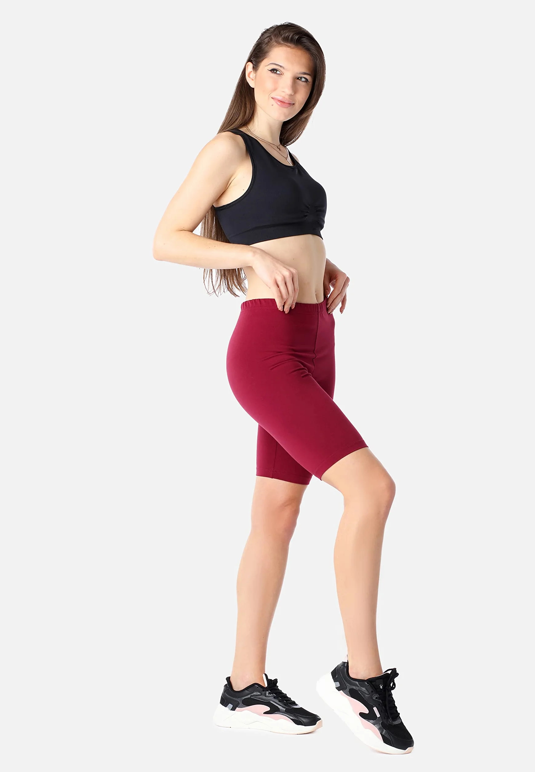 Bellivalini Legginsy Damskie Krótkie z Bio-Bawełny BLV50-185