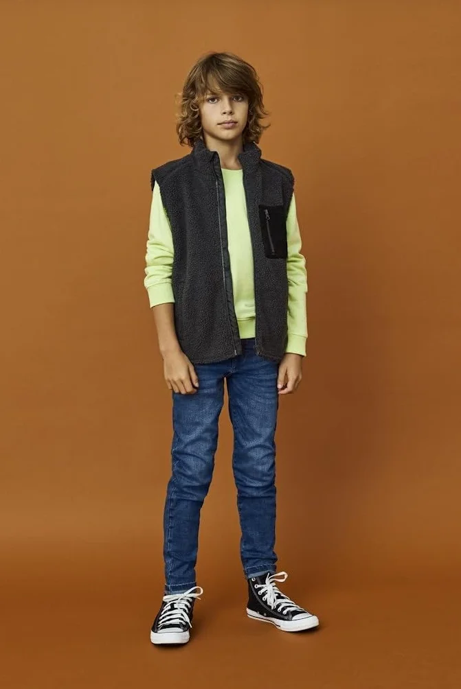 KIDS ONLY Kobalec Tapered M.blue Jeans Cp Noos - Spodnie Chłopcy