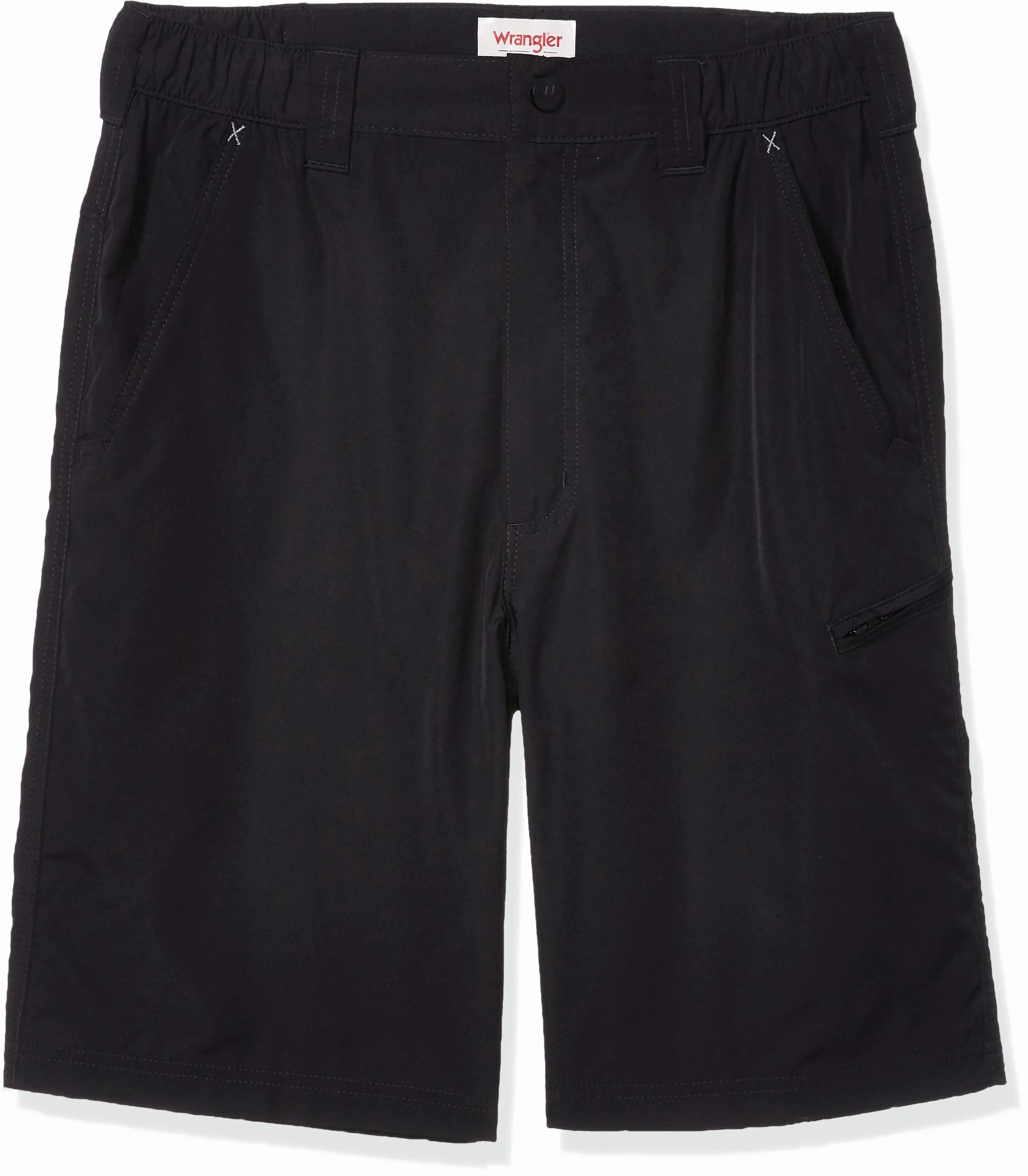 Wrangler Authentics Big & Tall Side Elastic Utility Short, Black, 48
