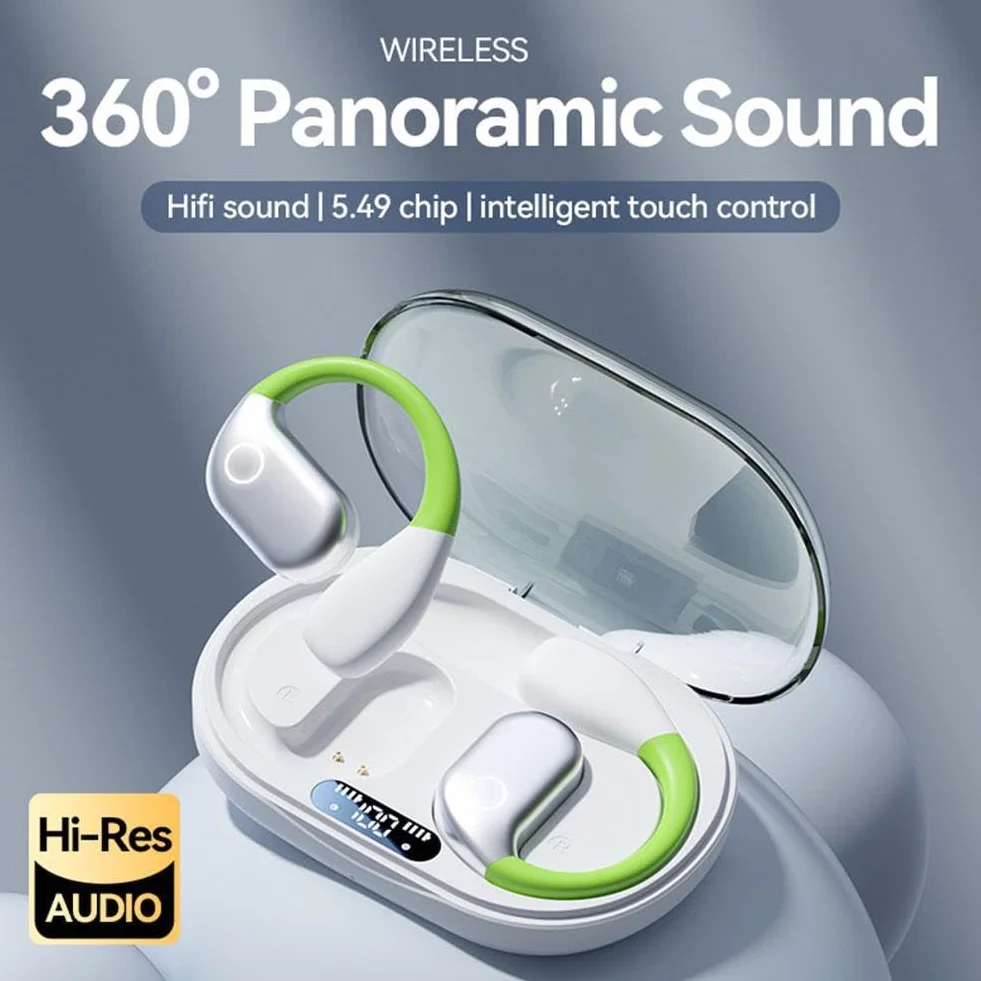 Słuchawki douszne do tłumaczenia AI, 144 słuchawki douszne do tłumaczenia języków w czasie rzeczywistym, do tłumaczenia, słuchawki Bluetooth, urządzenie językowe, dźwięk HD, długa żywotność baterii,
