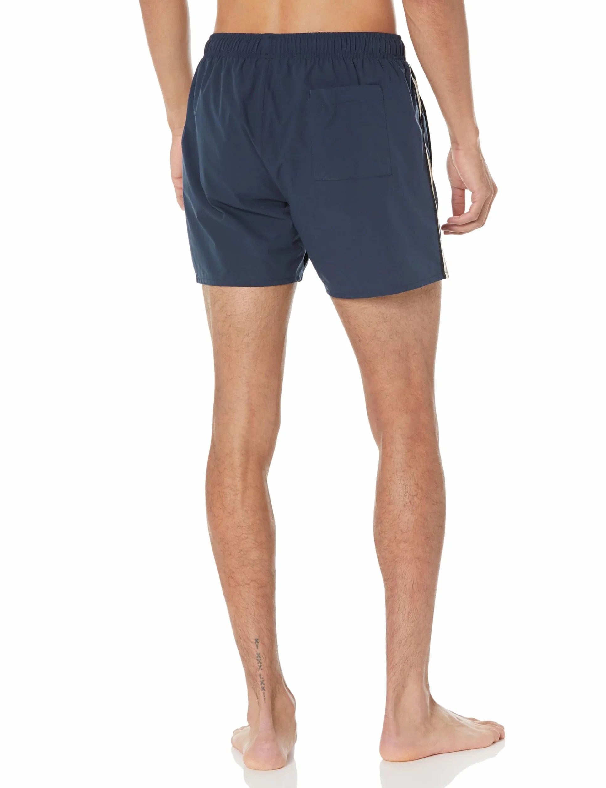 BOSS Męskie kąpielówki Solid Swim Trunk with Iconic Side Stripe, Royal Sky Captain Blue, XL
