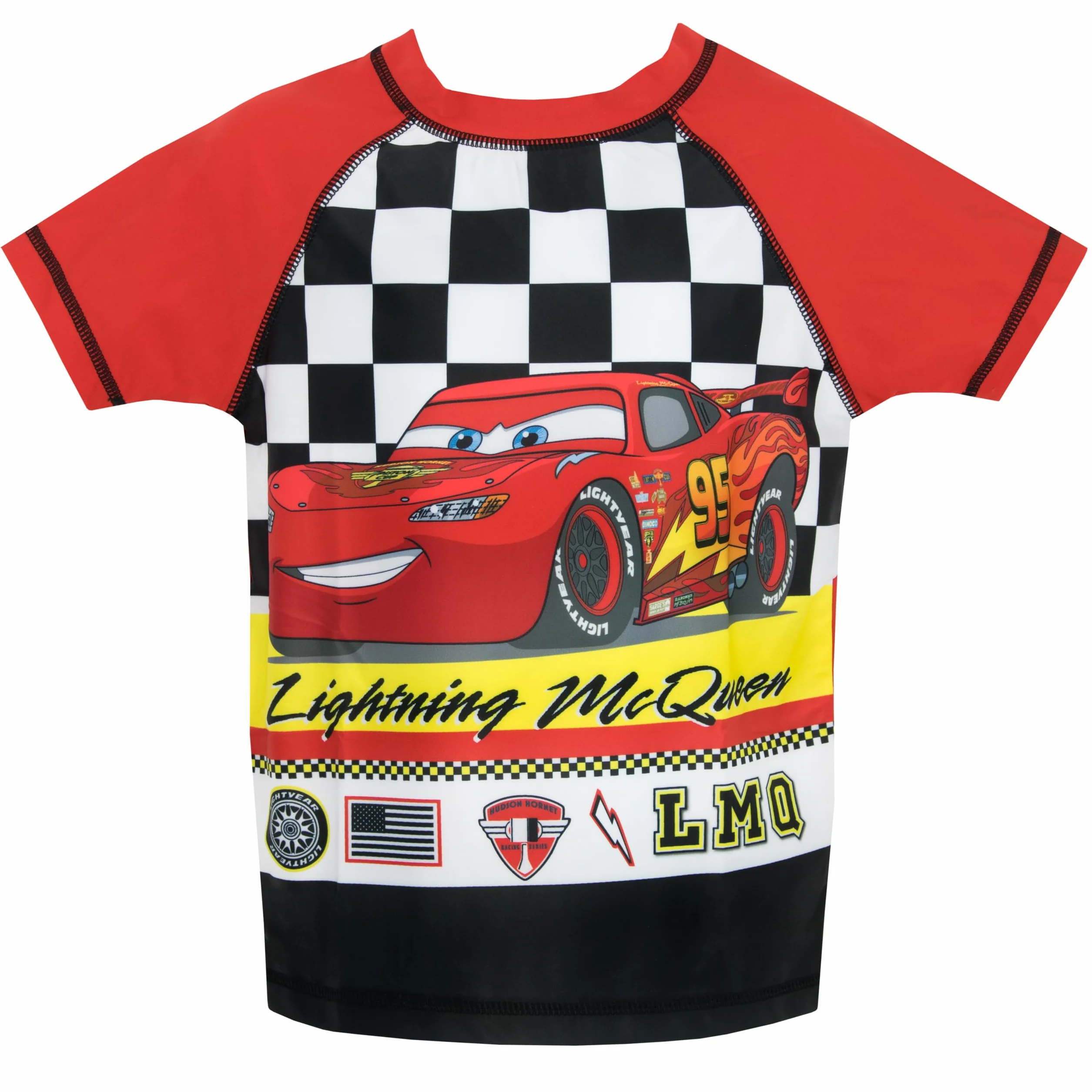 Disney Cars Lightning McQueen dwuczęściowy kostium kąpielowy dla chłopców