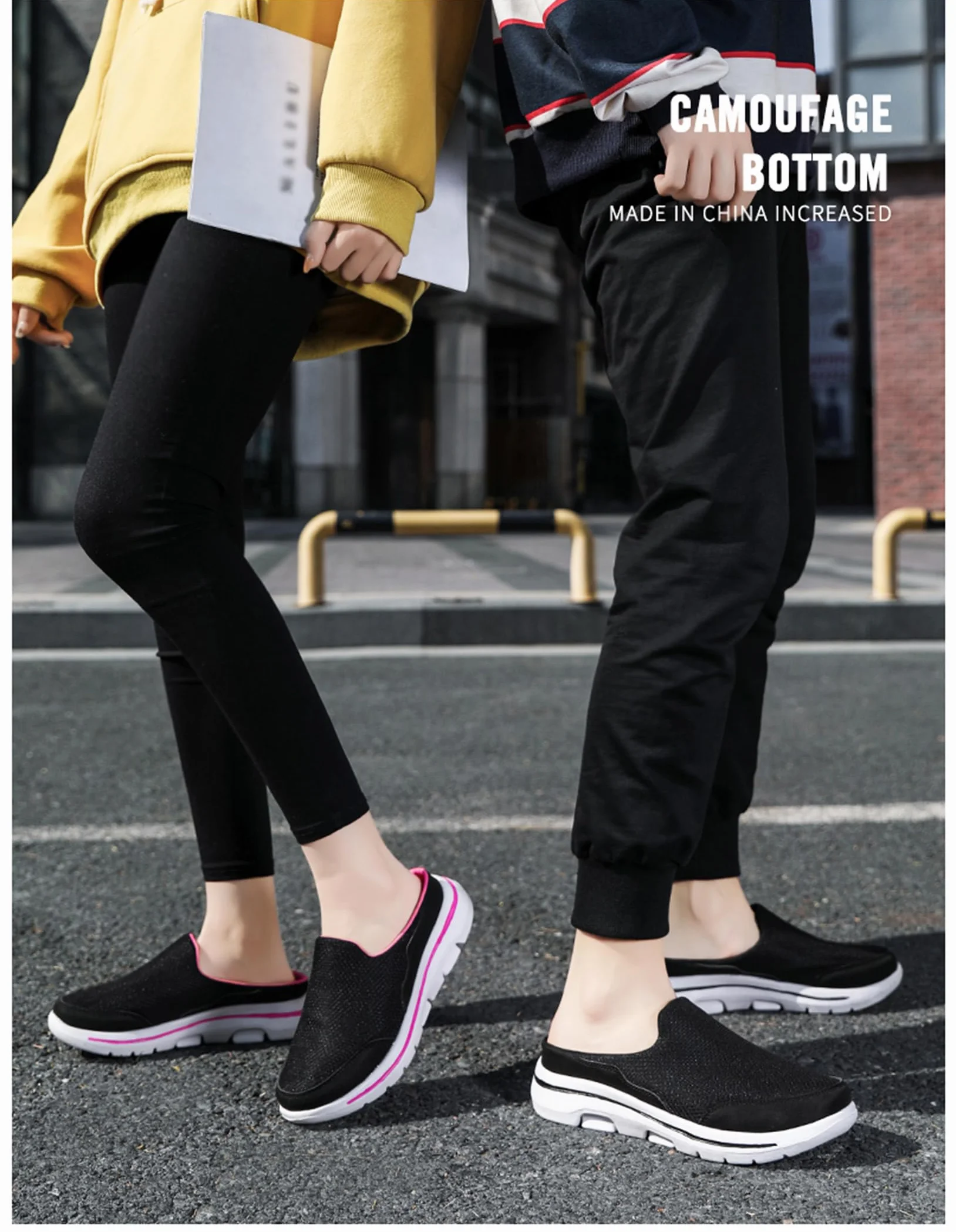 SMajong Clogs damskie letnie kapcie męskie, lekkie, oddychające buty ogrodowe, antypoślizgowe, wsuwane, uniseks, rozmiar 36-48