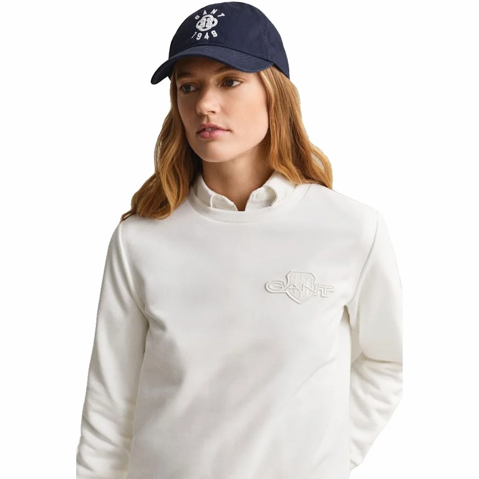 GANT Bluza sportowa Kobiety Reg Tonal Shield C-neck Sweat