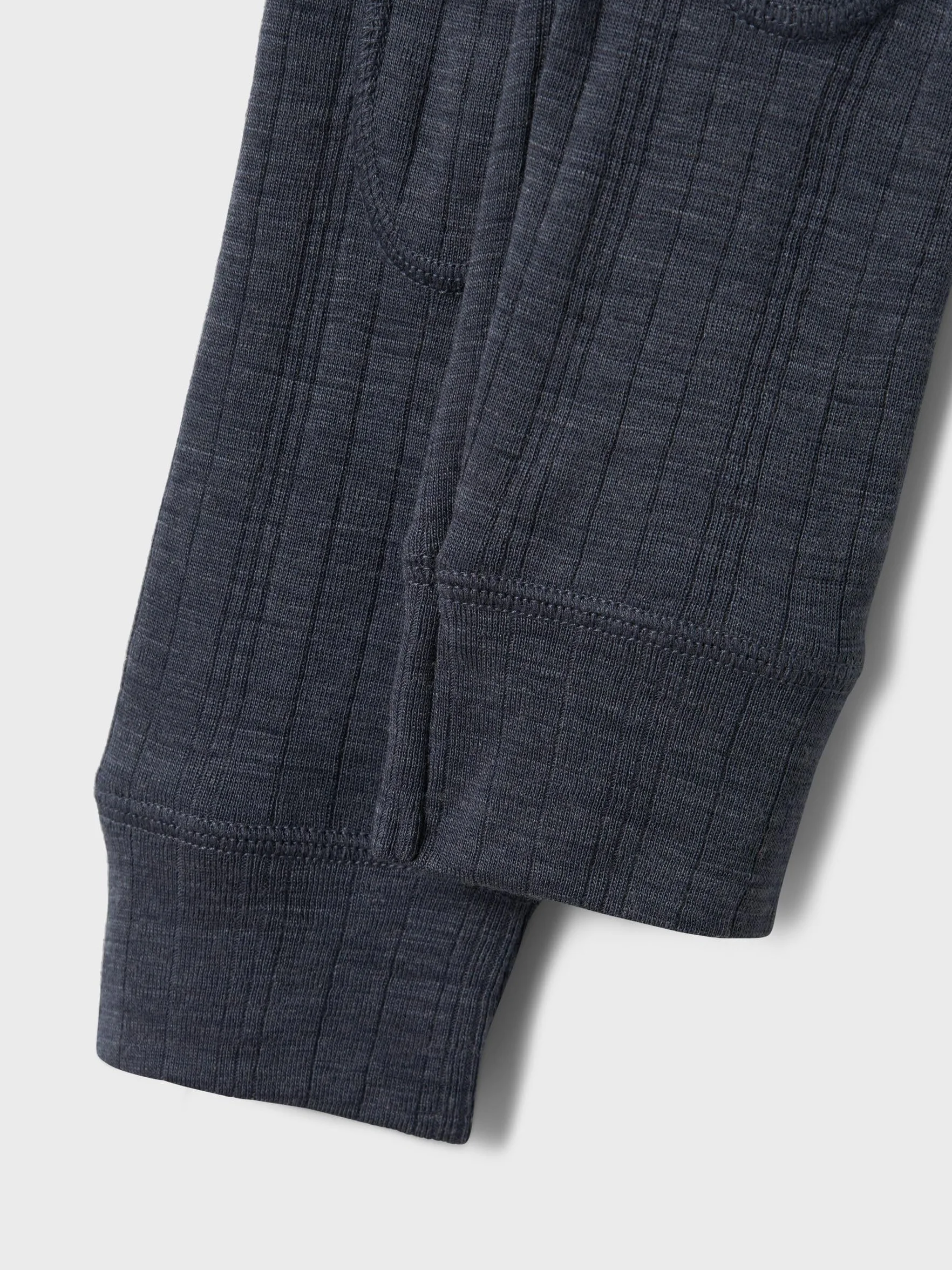 NAME IT Nmmwang Wool Needle Longjohn Solid Noos - Leginsy Chłopcy