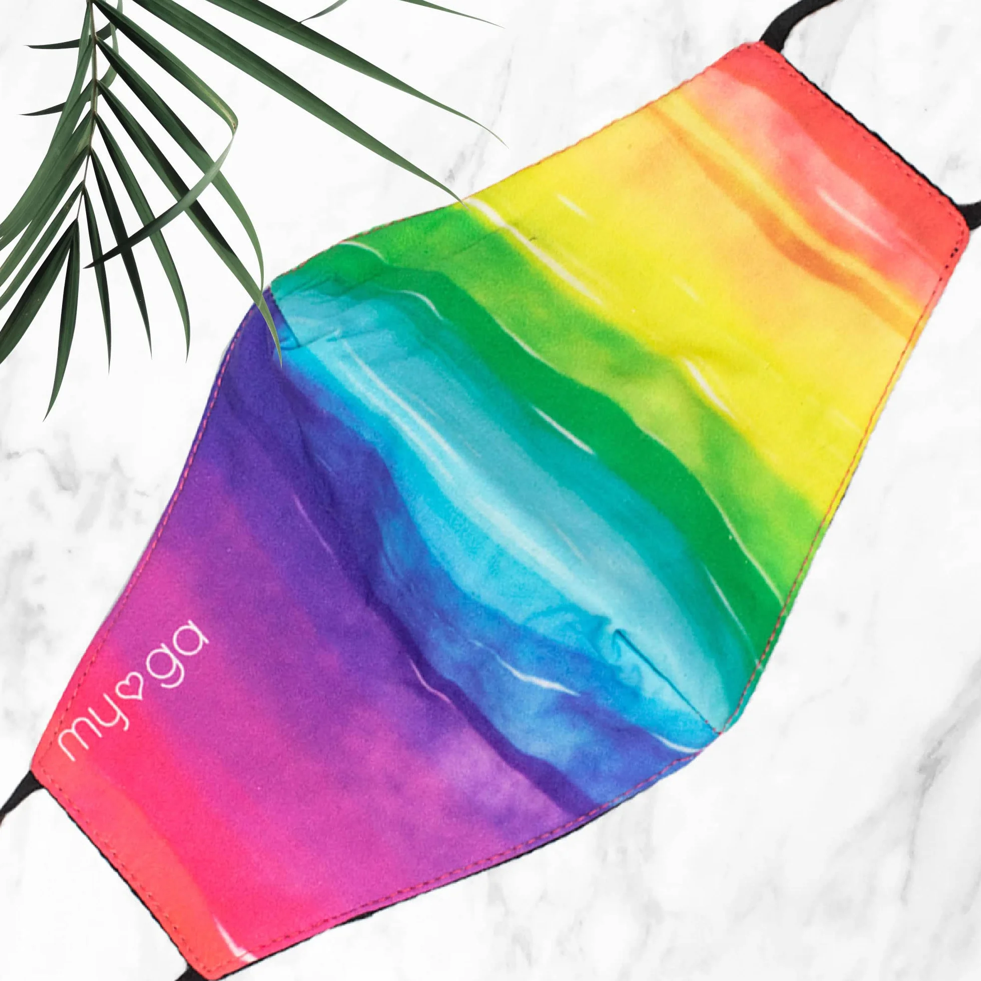 Myga Bamboo Pride tęczowa osłona twarzy - osłona maski na twarz