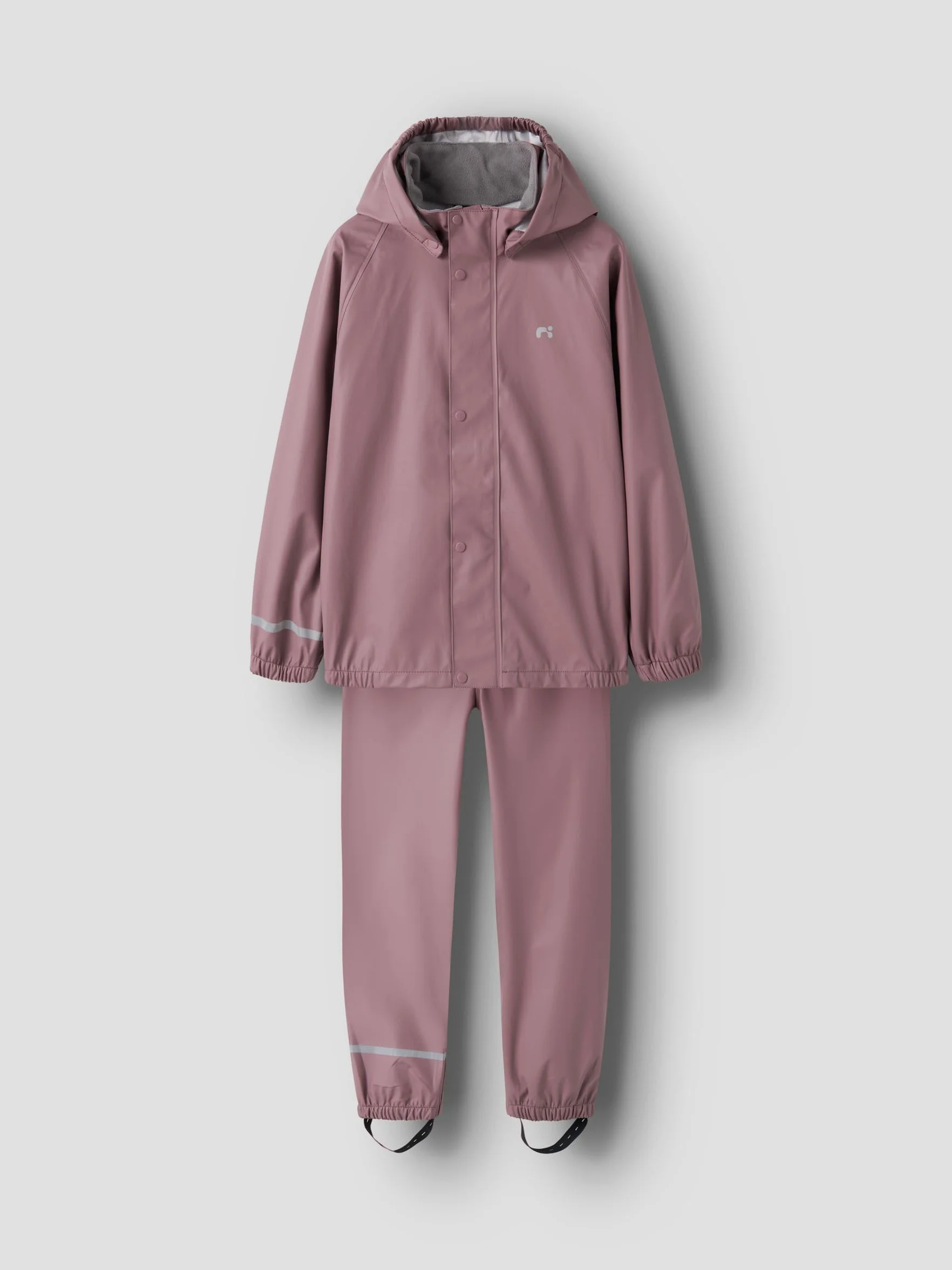NAME IT Nkndry10 zestaw przeciwdeszczowy dla dzieci, uniseks, Wistful Mauve, 116