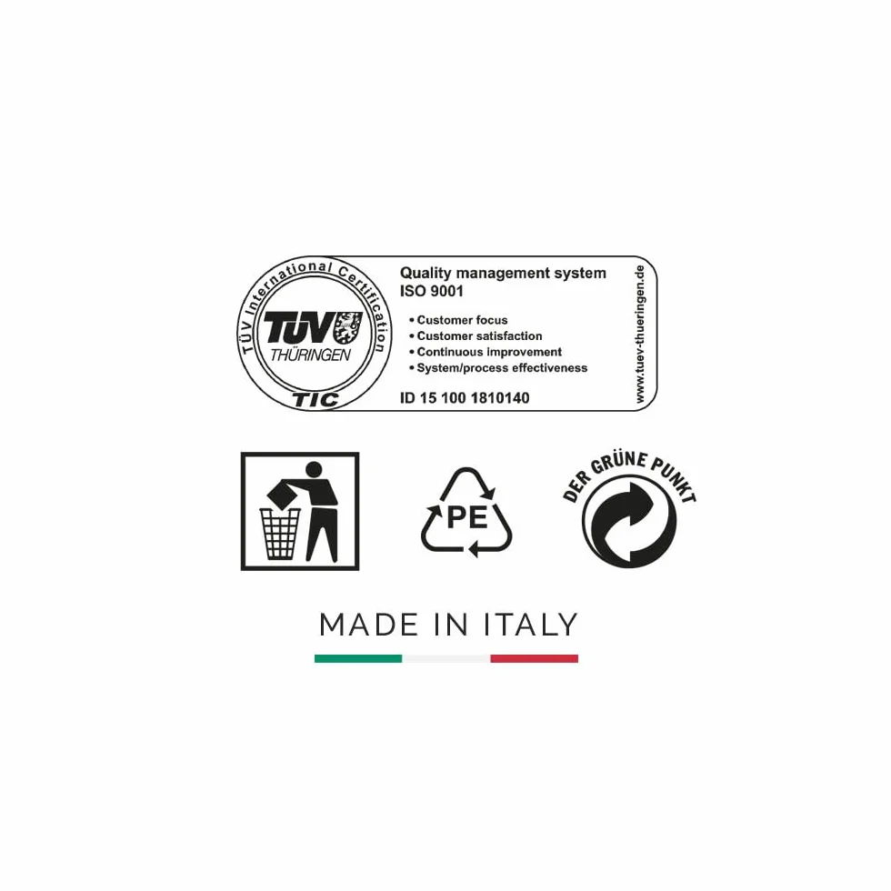 JaDy - Spodnie ciśnieniowe/błotne | 5 sztuk | Do osadów i presoterapii | Luksusowe, wielorazowe | Wyprodukowano we Włoszech | Materiał Karten, Przezroczysty