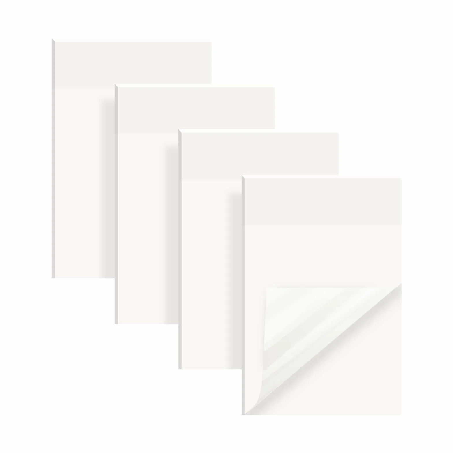 Vicloon Przezroczyste karteczki samoprzylepne 75 x 50 mm, 200 szt. samoprzylepnych notatek przezroczyste samoprzylepne zakładki publikuj notatki do nauki, szkoły, domu i biura