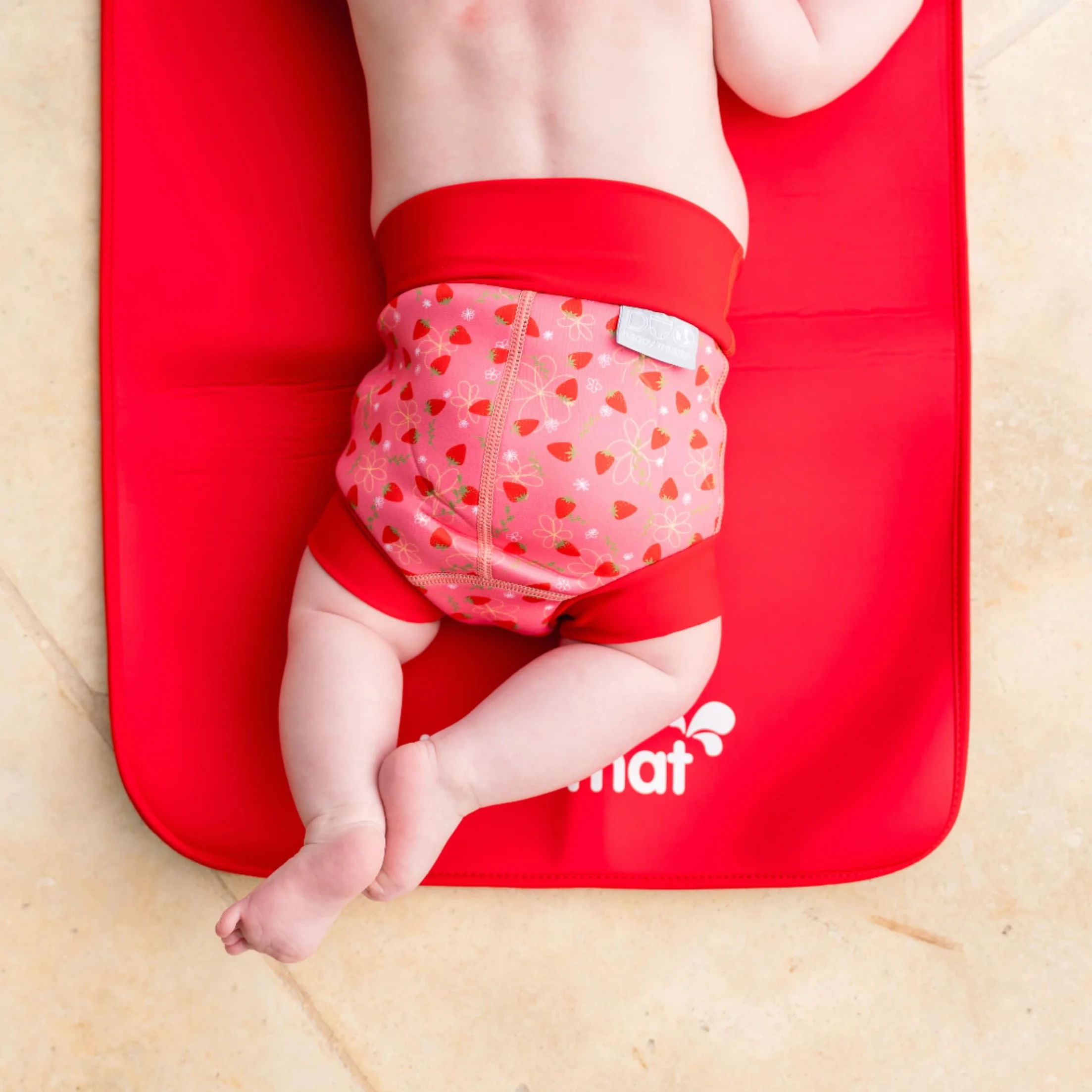 Splash About Happy Nappy Duo, pole truskawkowe, 2-3 lata, Pole truskawkowe, 2-3 Lat