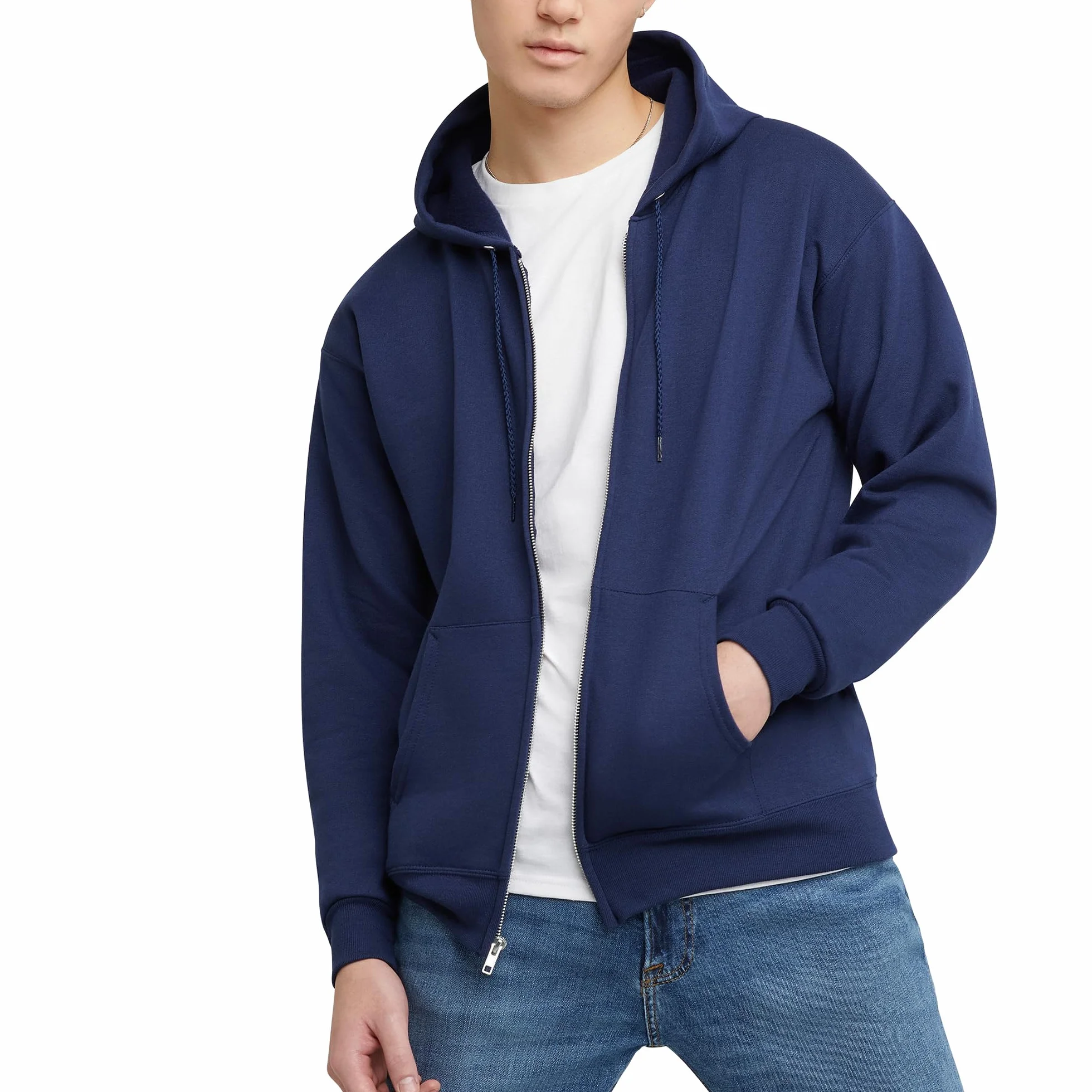 Hanes Bluza z kapturem z zamkiem błyskawicznym Mężczyźni P180 (1 w zestawie)
