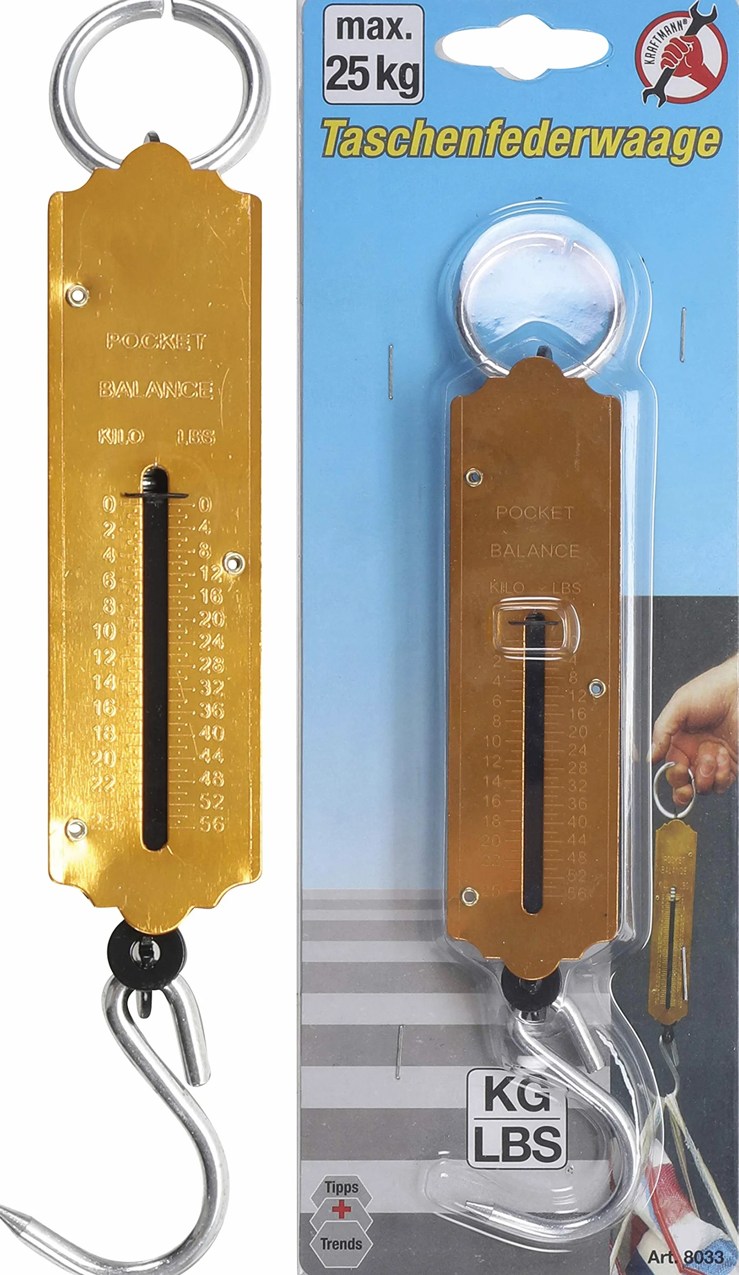 BGS Diy 8033 | Waga sprężynowa | do 25 kg