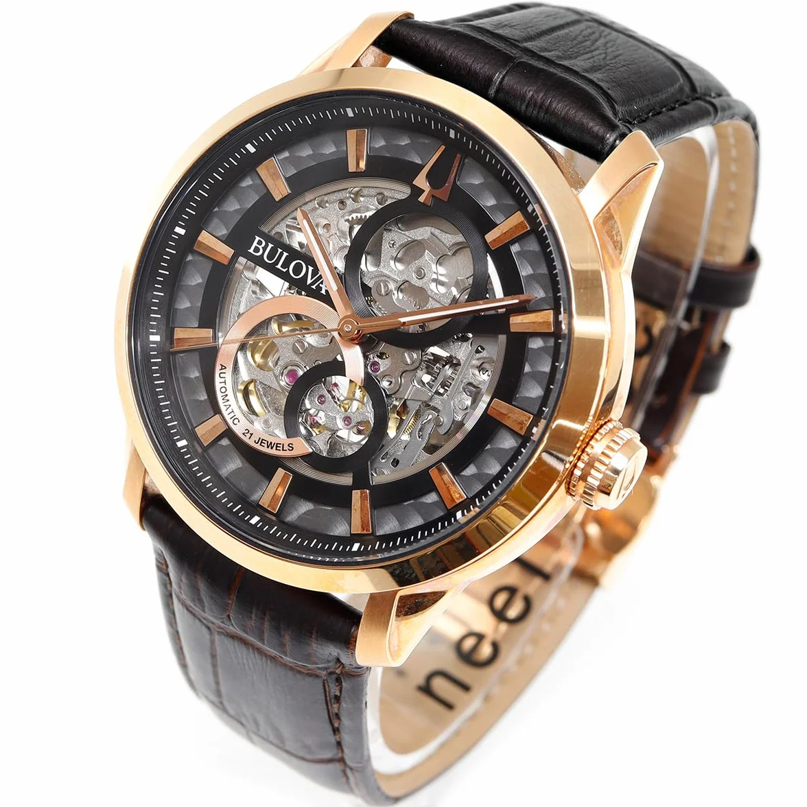 Bulova Sutton 97A169 Zegarek, Brązowy, 44 mm