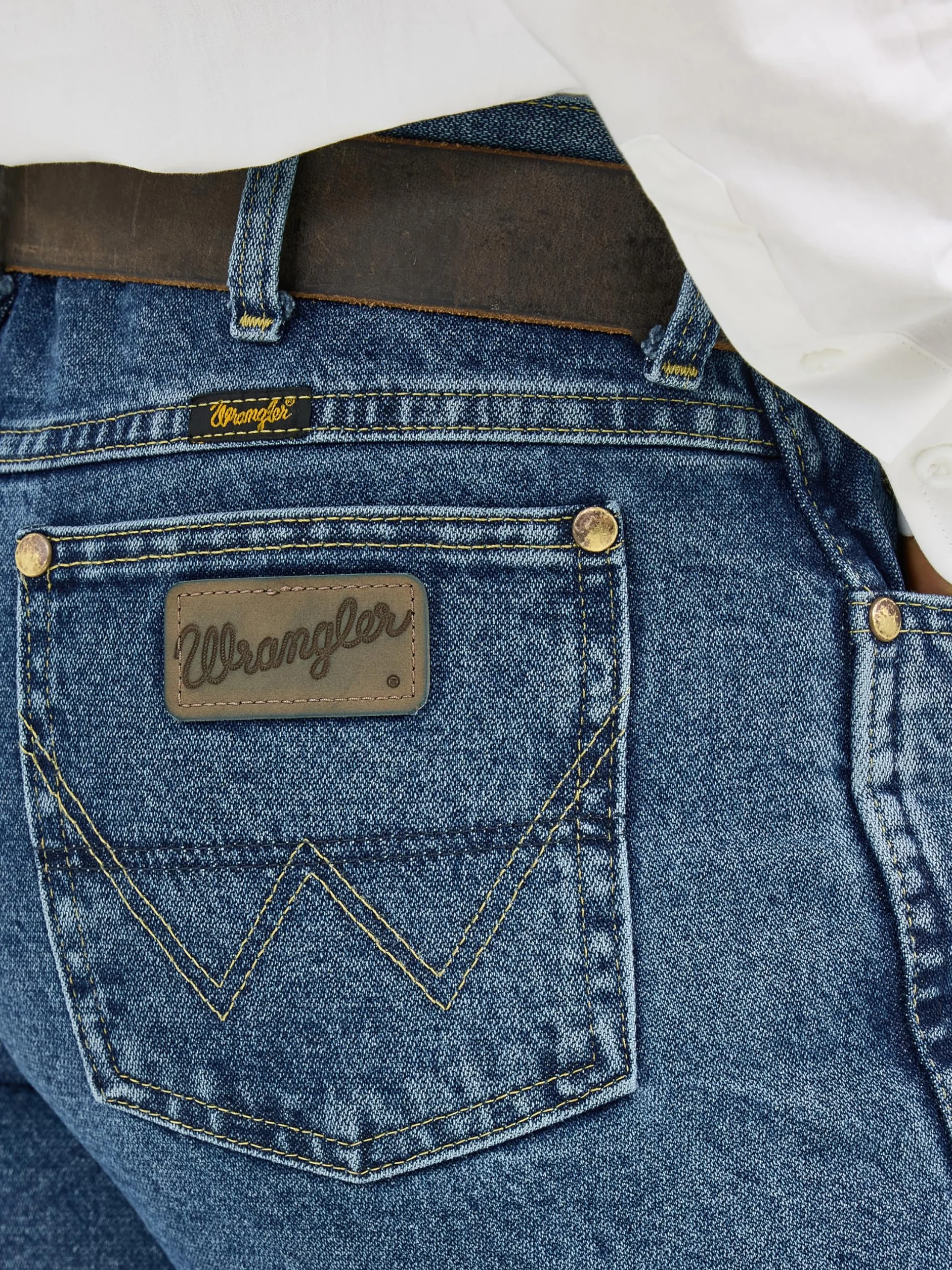 Wrangler Big & Tall George Strait Cowboy Cut Regular Fit Jean - Dżins Mężczyźni