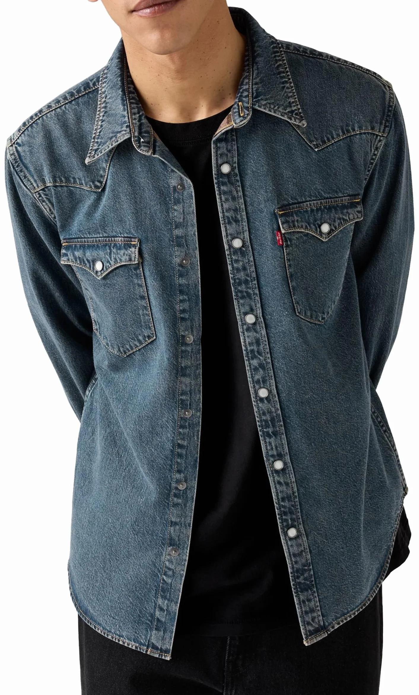 Levi's Barstow Western Standard Freeport Brown, Freeport Brown Weft, M