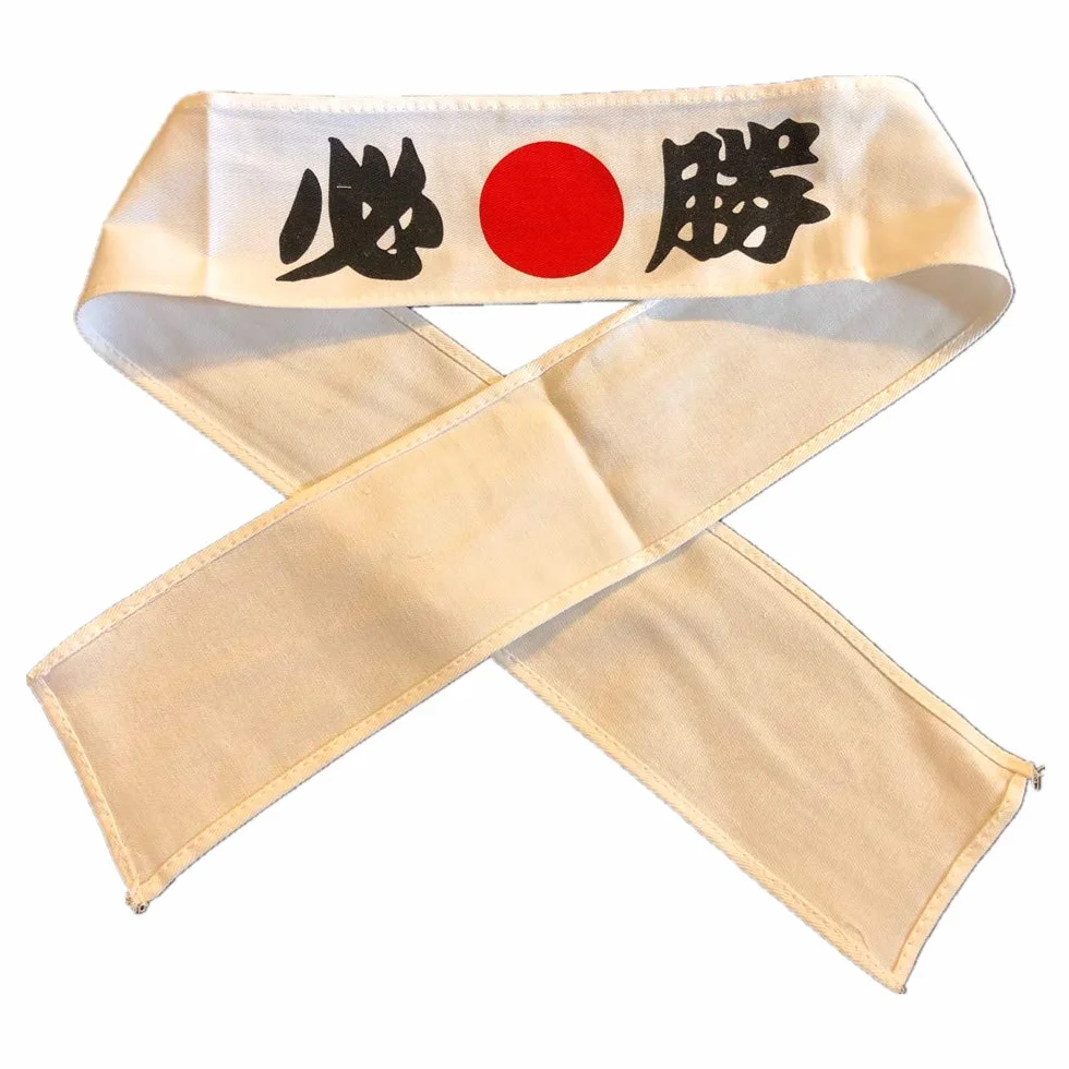 Black Sugar Bandana Szalik Japońska Głowa Tradycyjna Samuraj Napisy Bawełna Do wiązania Akcesoria do włosów Cosplay Unisex