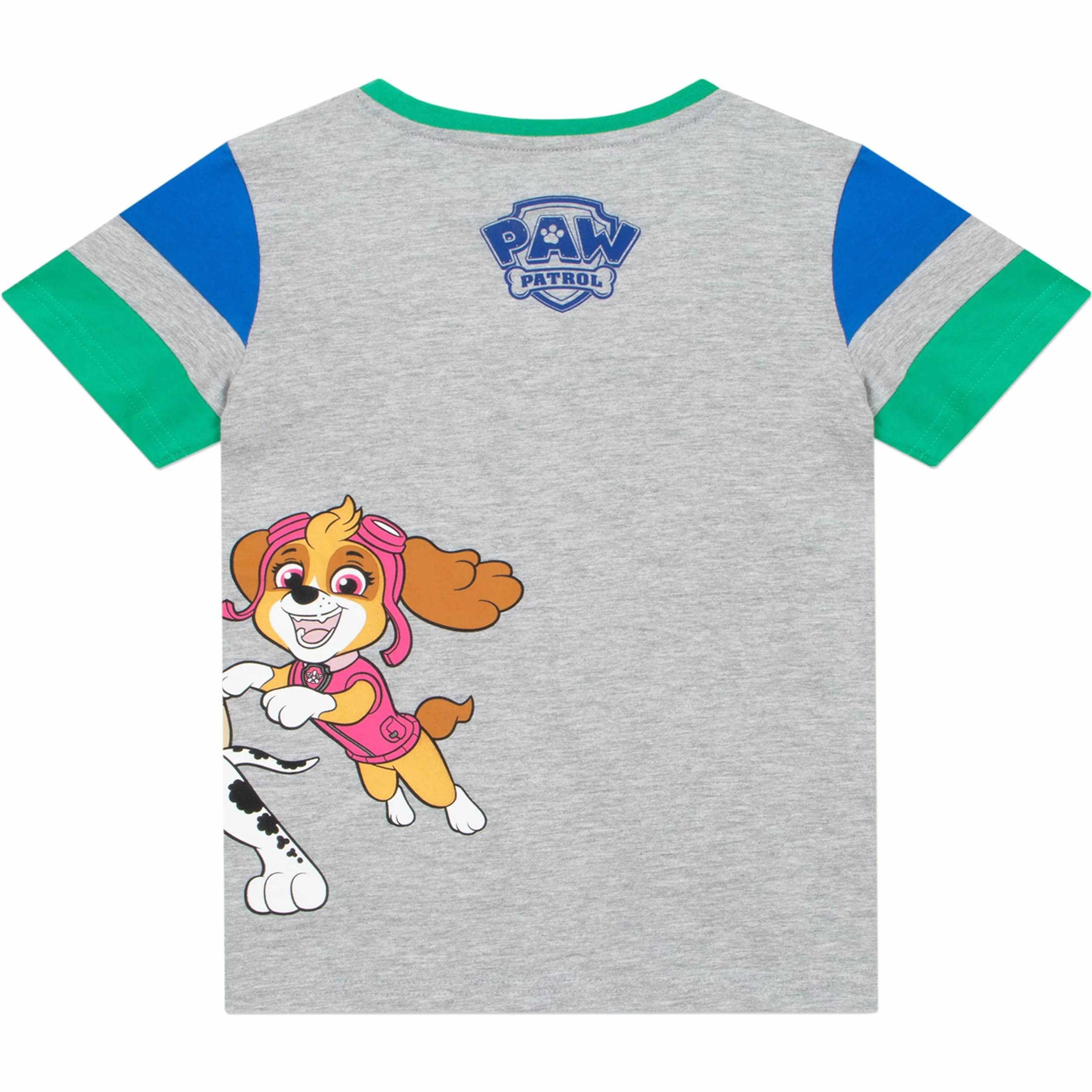 Paw Patrol T-Shirt i Szorty | Zestaw Koordynowany | Chase, Rubble, Skye i Marshall T-Shirt i Zestaw Szortów